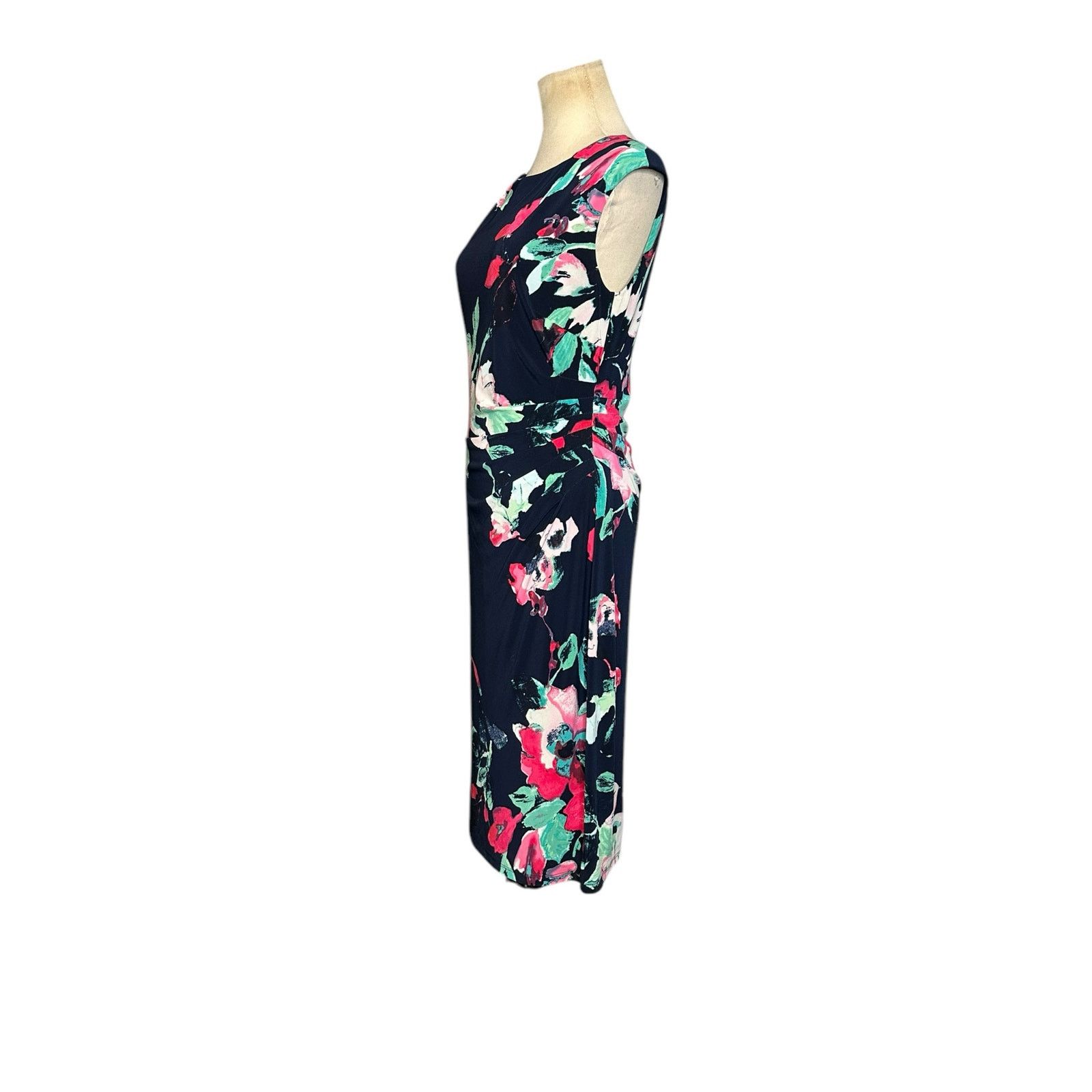 Ralph Lauren Ralph Lauren blue floral cap sleeves sheath dress size 6 Size M / US 6-8 / IT 42-44 - 13 Thumbnail