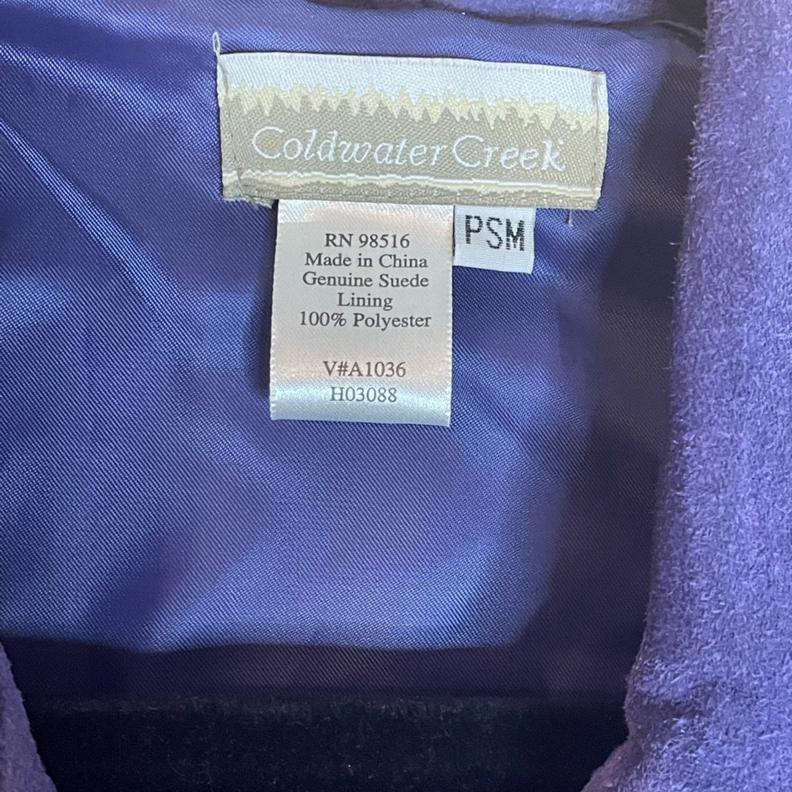 Coldwater Creek Genuine Suede Jacket by Coldwater Creek Size PSM Size S / US 4 / IT 40 - 3 Thumbnail