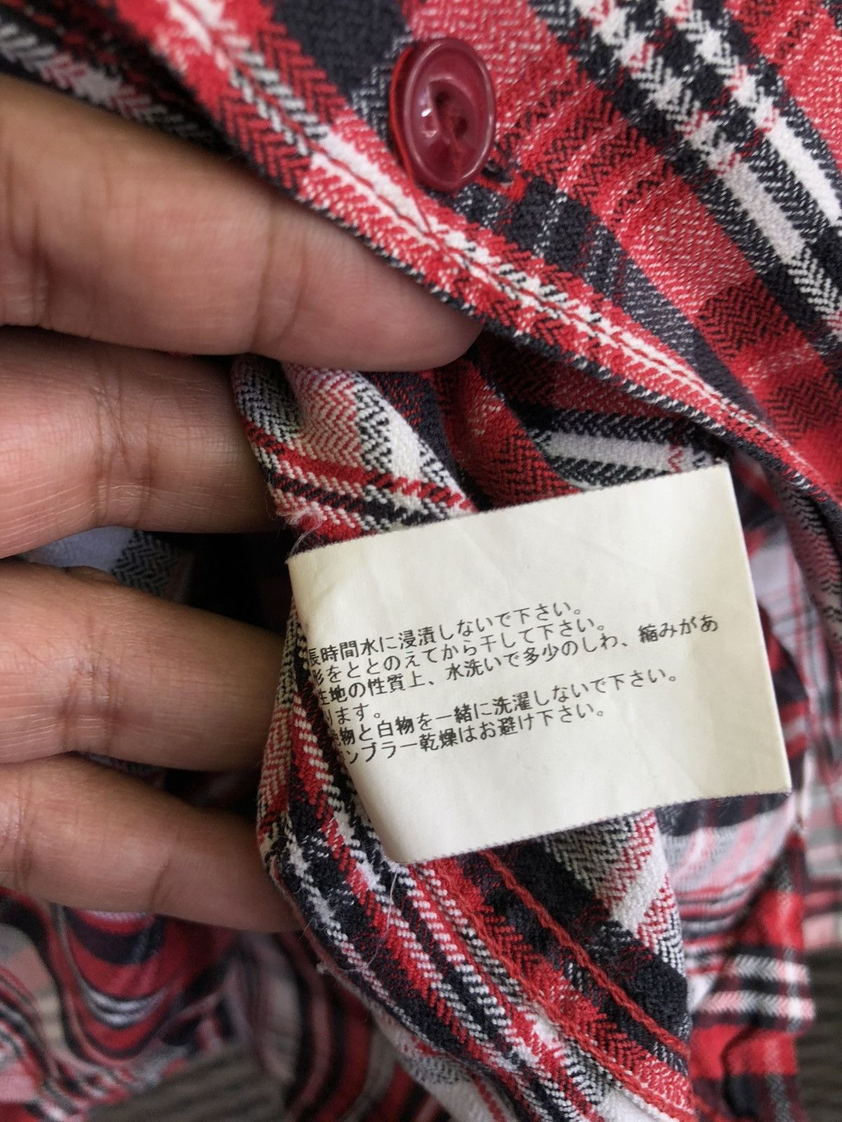 White Mountaineering WHITE MOUNTAINEERING FLANNEL PLAID SHIRT Size US L / EU 52-54 / 3 - 5 Thumbnail