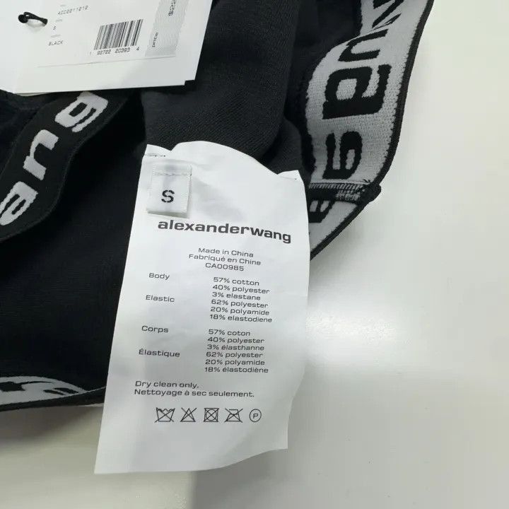 Alexander Wang Alexander Wang Black Corduroy Crop Tank Top - Size S / US 4 / IT 40 - 4 Thumbnail