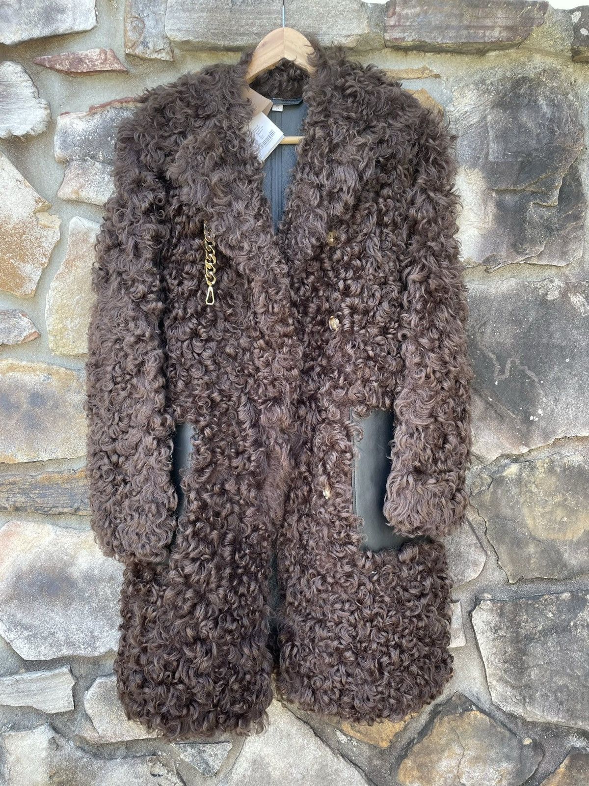Burberry Burberry 100% lambskin shearling coat NEW Size XS / US 0-2 / IT 36-38 - 1 Thumbnail