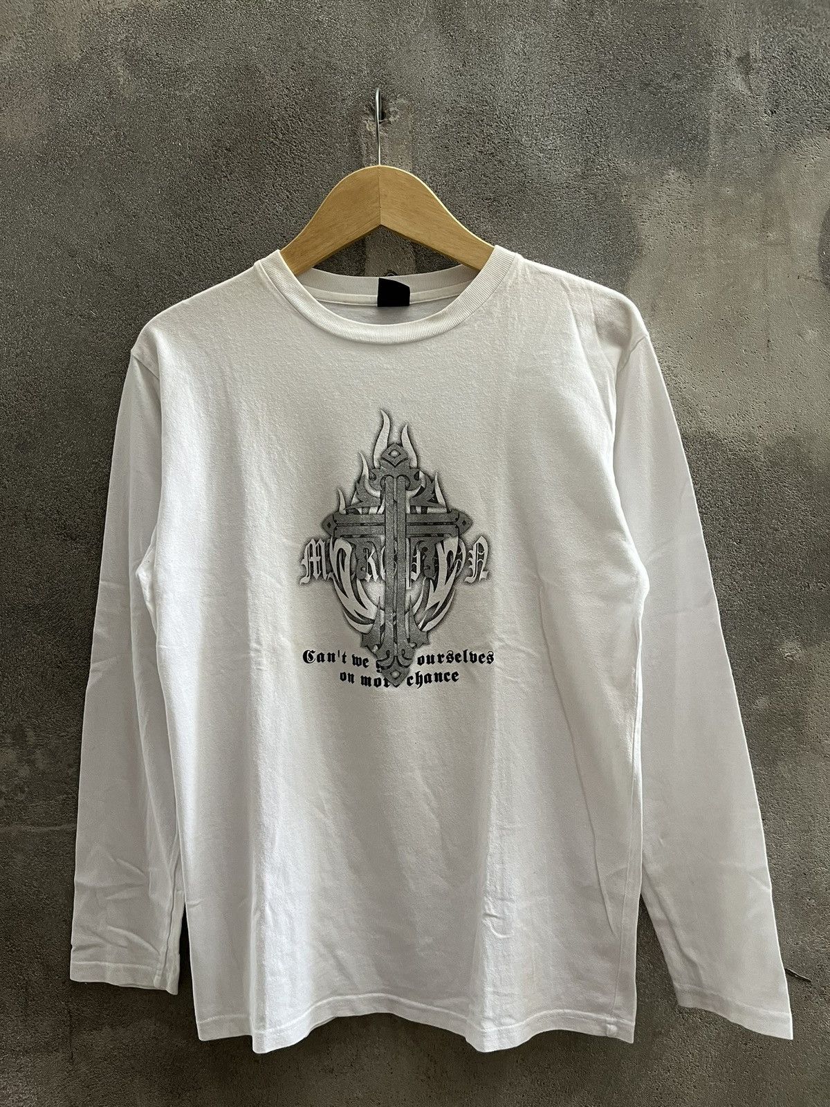 Le Grande Bleu (L.G.B.) Gothic Cross Long Sleeve Tee – Y2K Japan Style Size US L / EU 52-54 / 3 - 1 Thumbnail