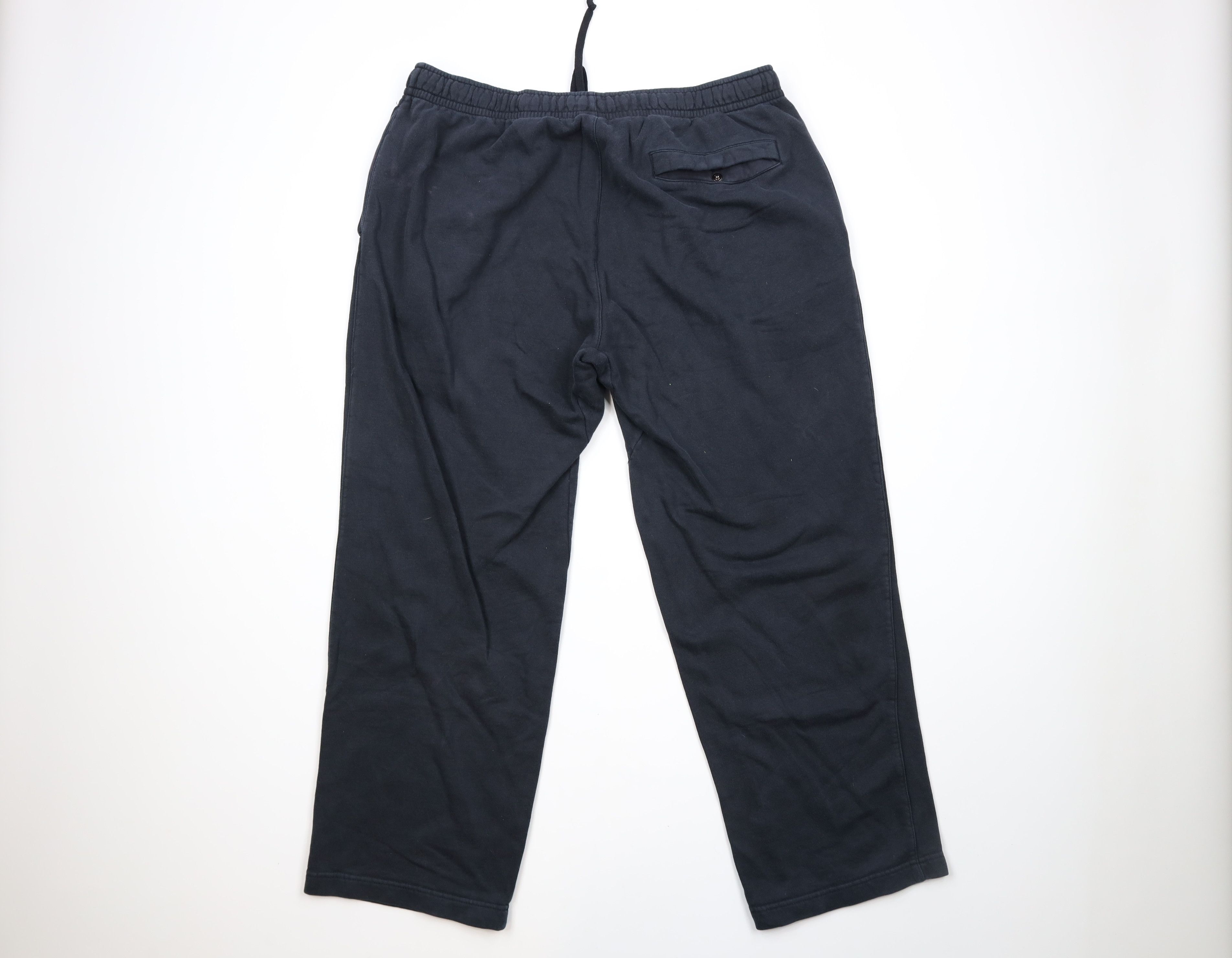 Nike × Vintage Vintage Nike Scott Mini Swoosh Wide Leg Sweatpants Black Size US 40 / EU 56 - 10 Thumbnail
