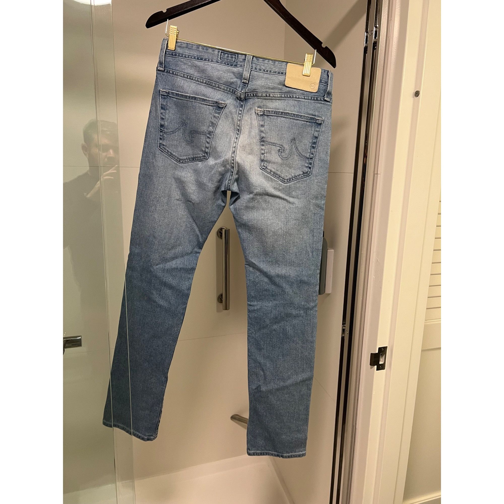 AG Adriano Goldschmied Adriano Goldschmied The Matchbox Slim Straight Men’s Jeans - Size US 30 / EU 46 - 3 Thumbnail