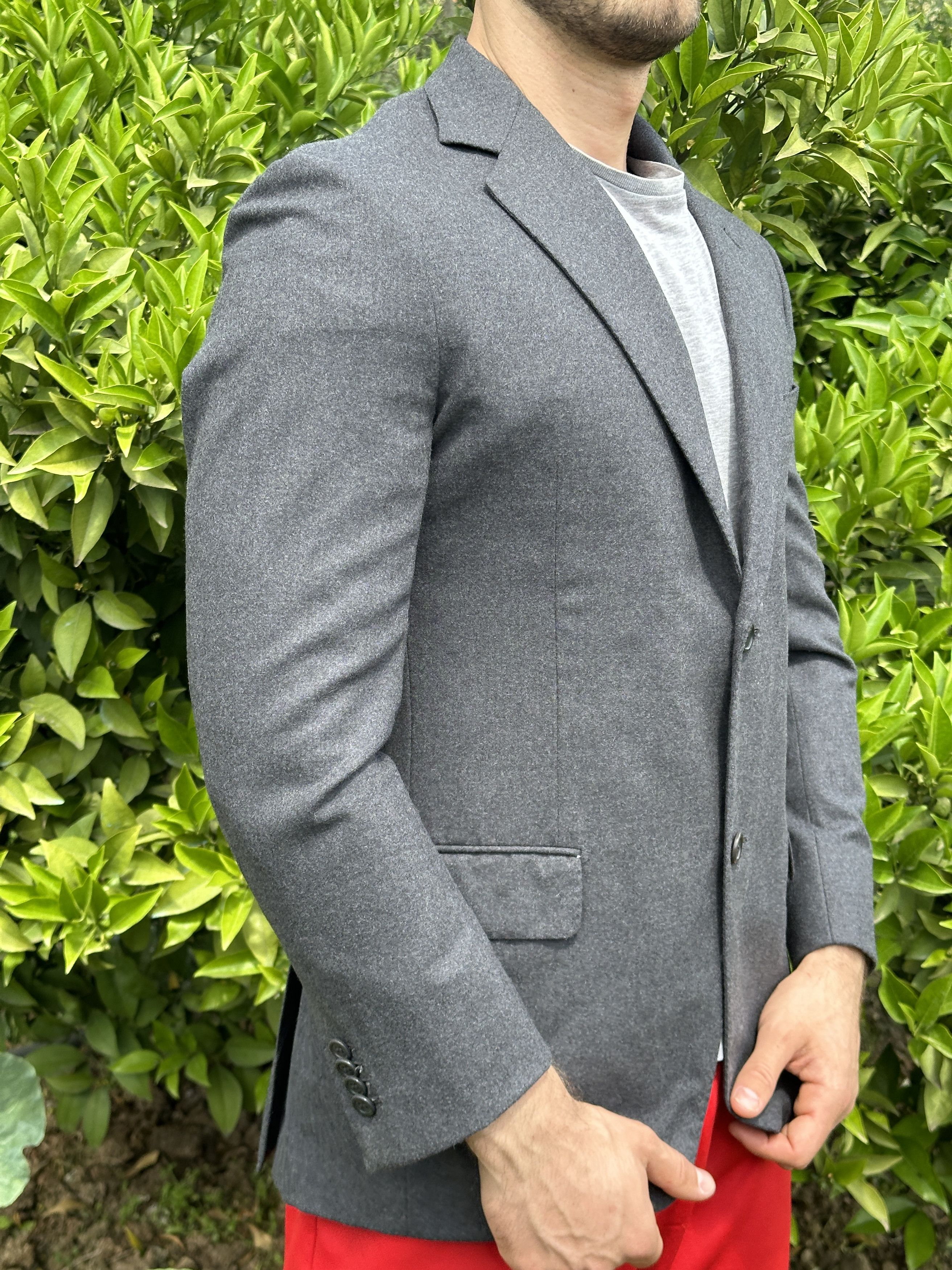 SARTORIO Sartoria Castangia Castello Suit Formal Jacket Size 36 S Size 36R - 2 Thumbnail