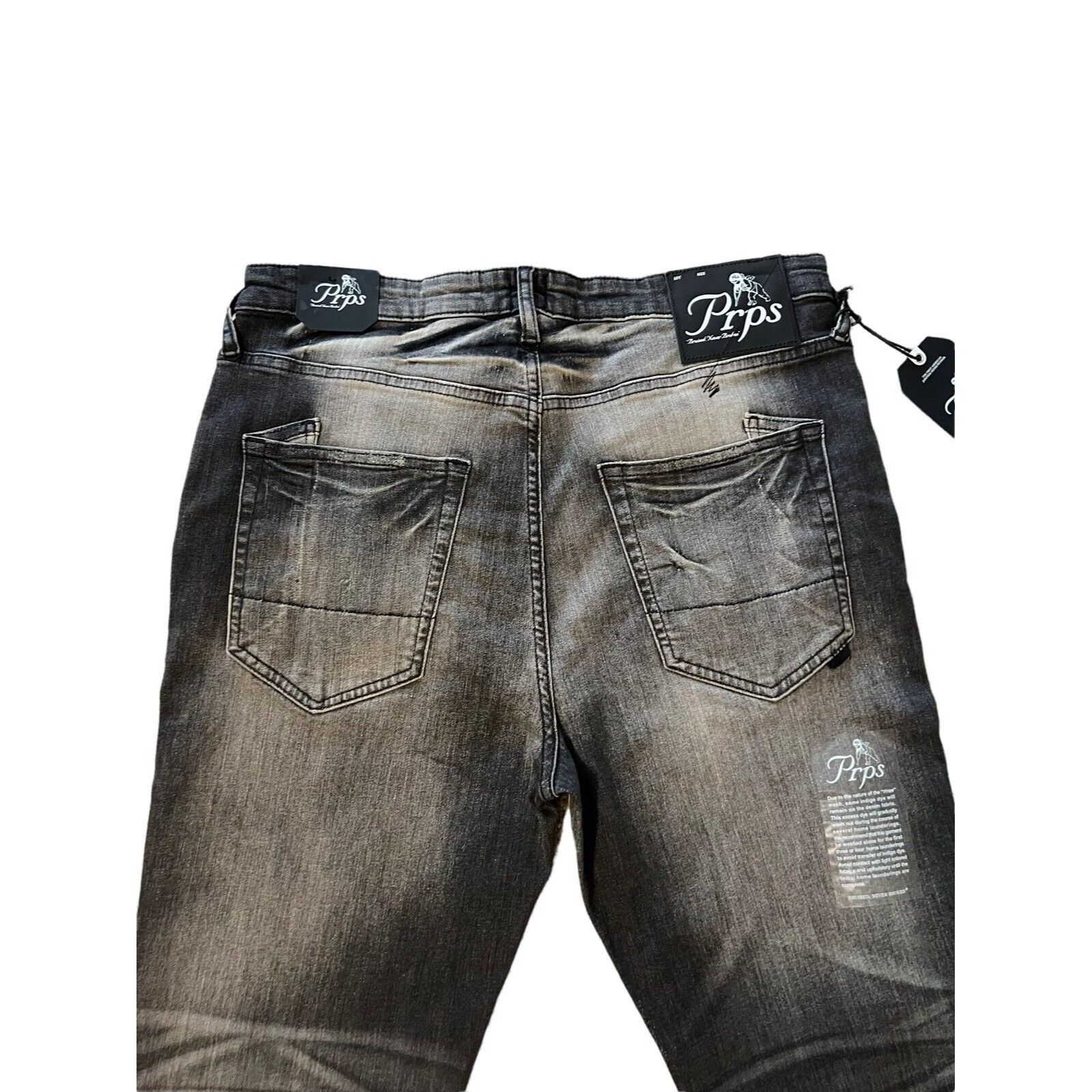 Prps PRPS Warlock Drop Skinny Men's Stretch Jeans Size 34/32 Size US 34 / EU 50 - 4 Thumbnail