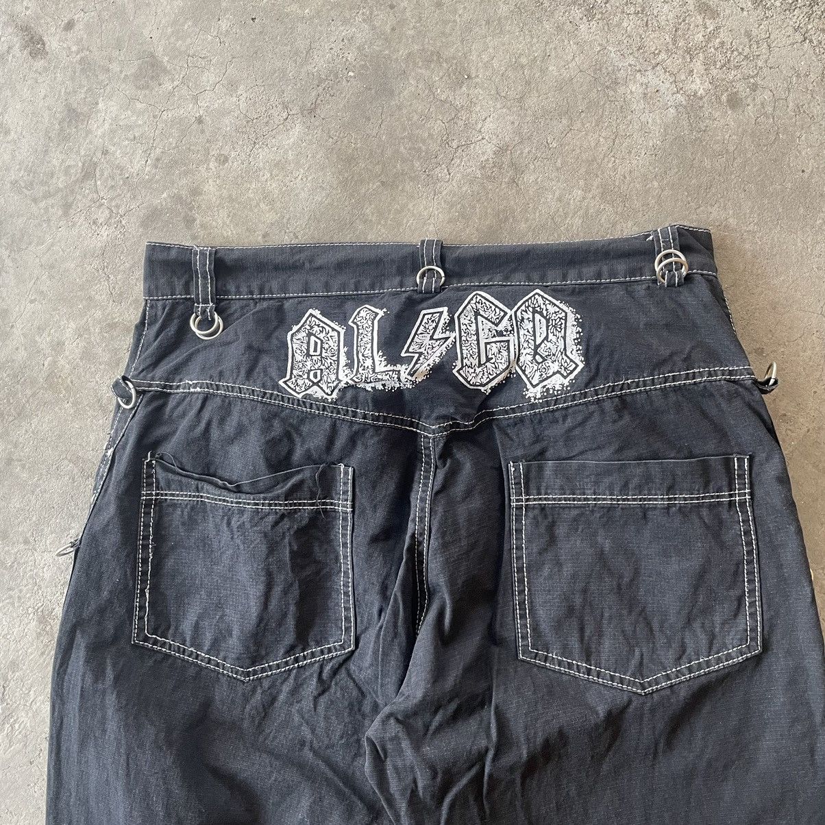 Algonquins Vintage ALGQ Algonquins Punk Gothic Bondage Pants Size US 32 / EU 48 - 4 Thumbnail