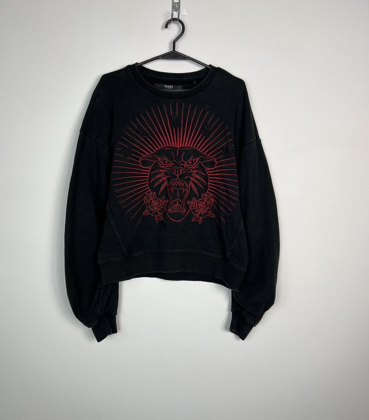 Guess Sweatshirt Guess Tiger Black Women Size XS / US 0-2 / IT 36-38 - 2 Thumbnail
