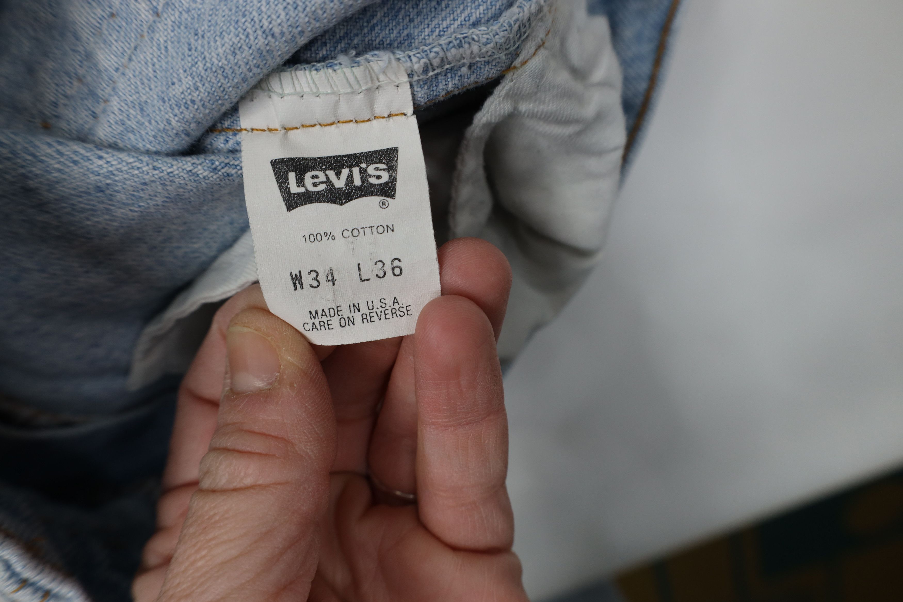 Levi's Vintage 90s Levis 511 Skinny Leg Denim Jeans Blue USA Size US 34 / EU 50 - 10 Thumbnail