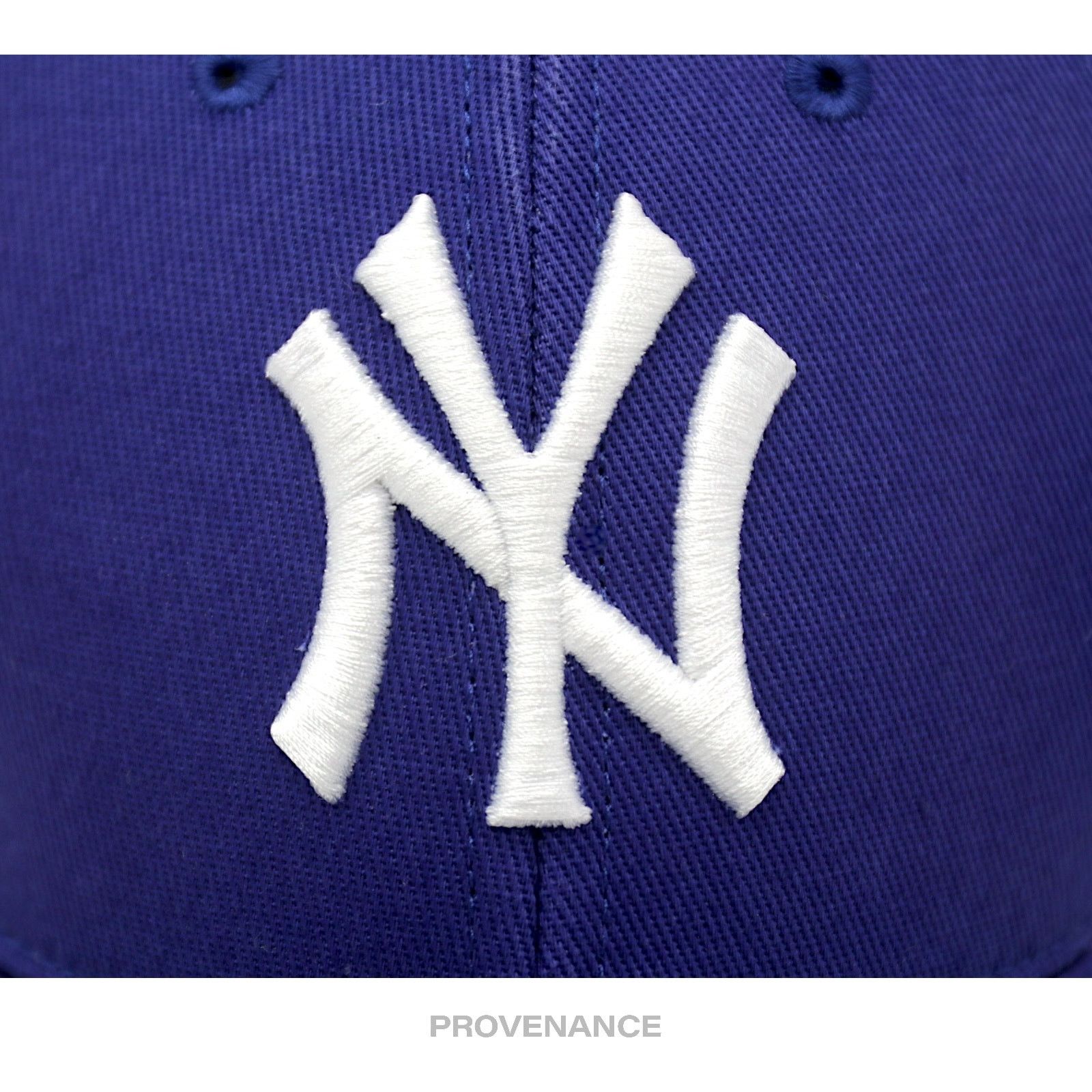 Gucci 🔴 Gucci x NY Yankees Embroidered Hat Cap - Blue with Moth Size ONE SIZE - 13 Thumbnail