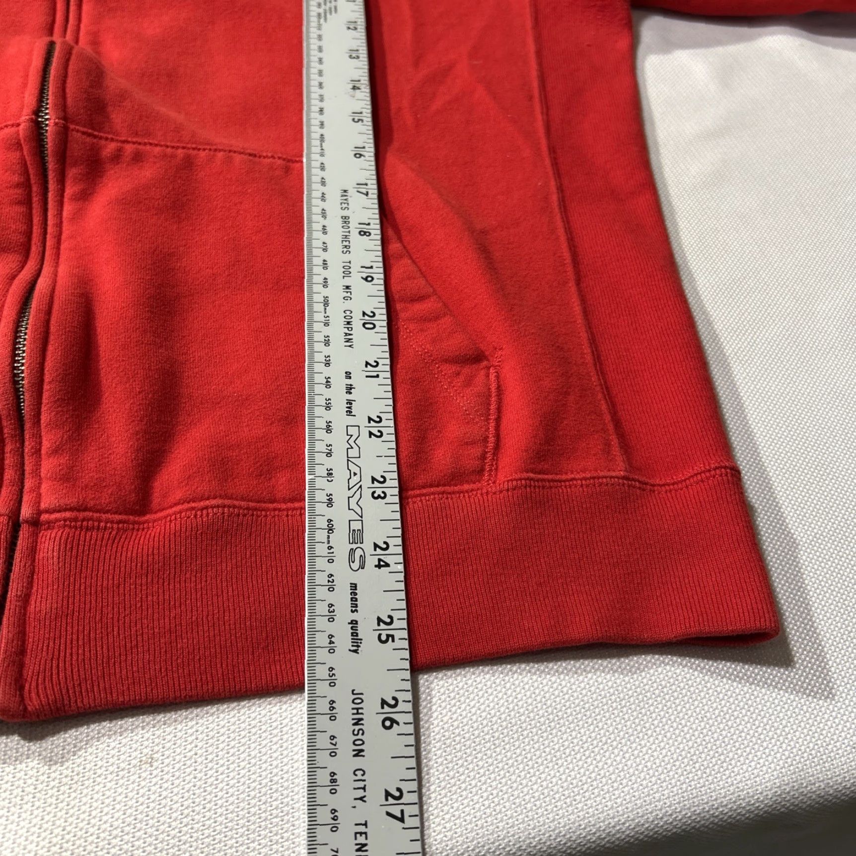 Polo Ralph Lauren Polo Ralph Lauren Hoodie Mens Large Red Full Zip Fleece Sweatshirt Pony Logo Size US L / EU 52-54 / 3 - 5 Thumbnail
