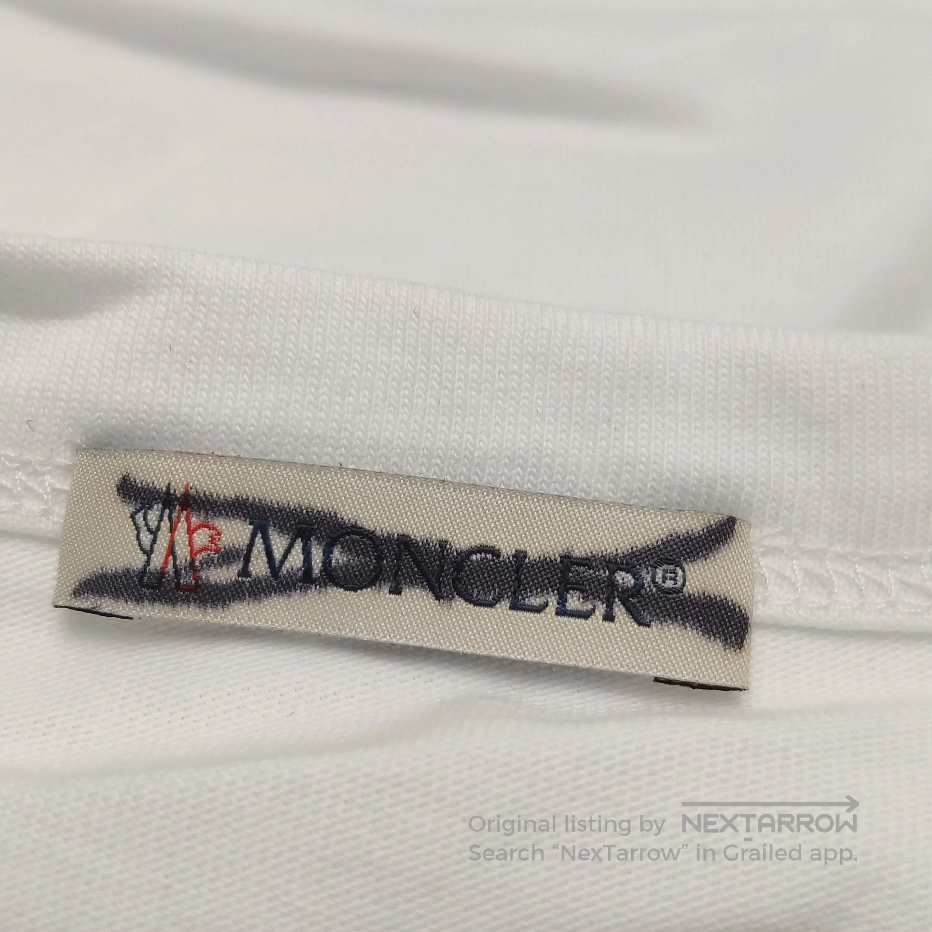 Moncler Moncler Cotton Color-Block Logo Crewneck T-Shirt XL. Size US XL / EU 56 / 4 - 3 Thumbnail