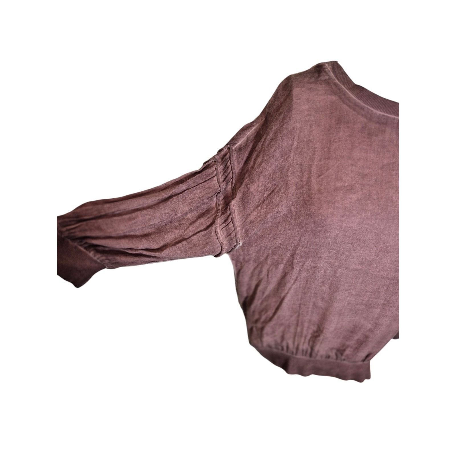 Young Fabulous & Broke Young Fabulous & Broke Top Vintage Wash Dolman Boat Neck Mar Size S / US 4 / IT 40 - 2 Thumbnail