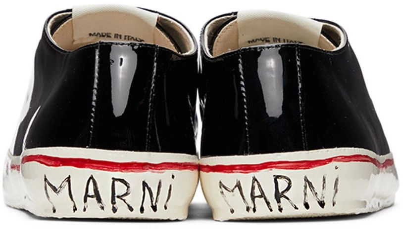 Marni o1y0225 Low-Top Sneakers in Black/White Size US 9 / EU 42 - 4 Thumbnail