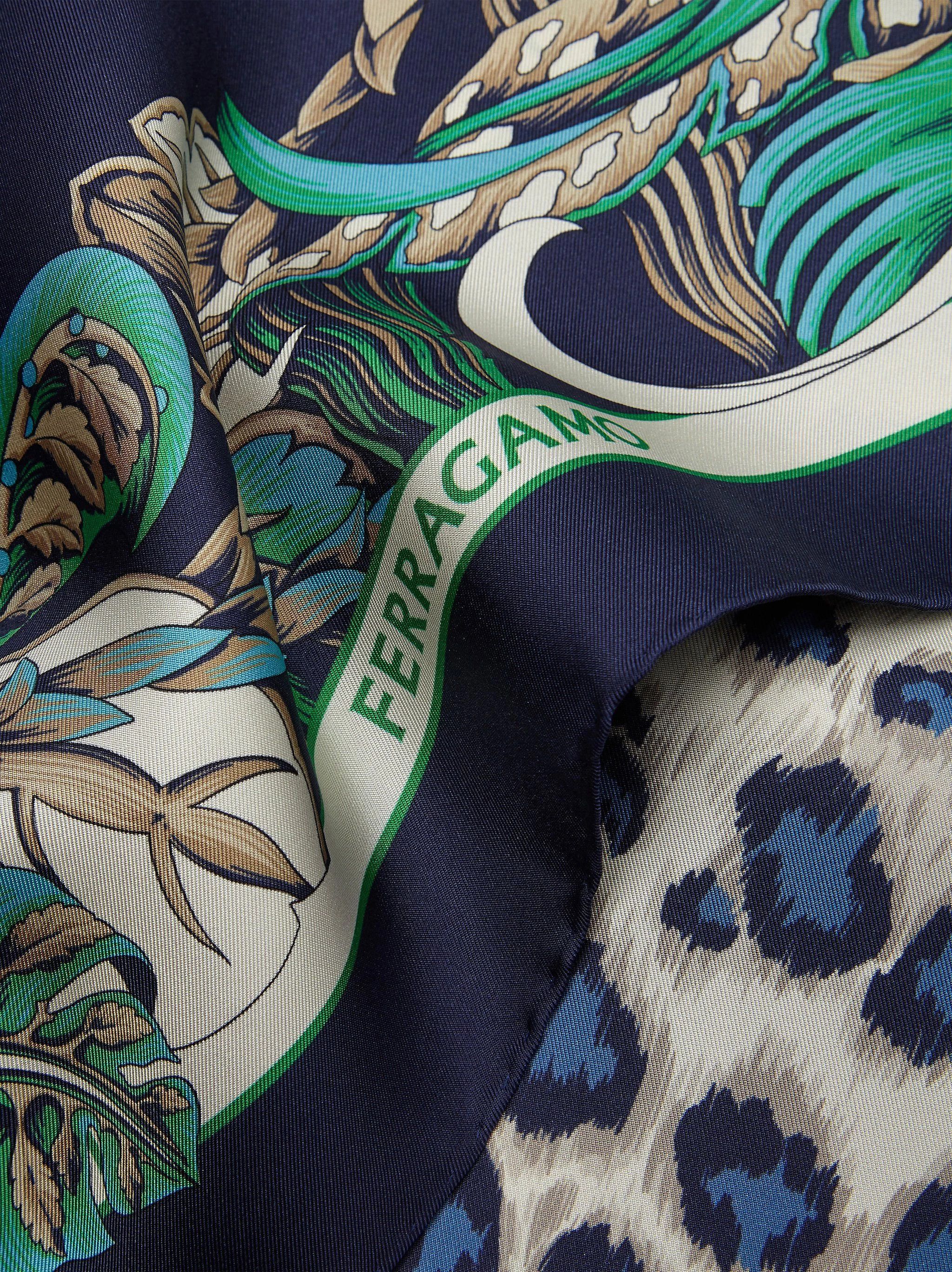 Salvatore Ferragamo o1s1rm0924 Size: OS / Scarf in Multicolor Size ONE SIZE - 3 Thumbnail