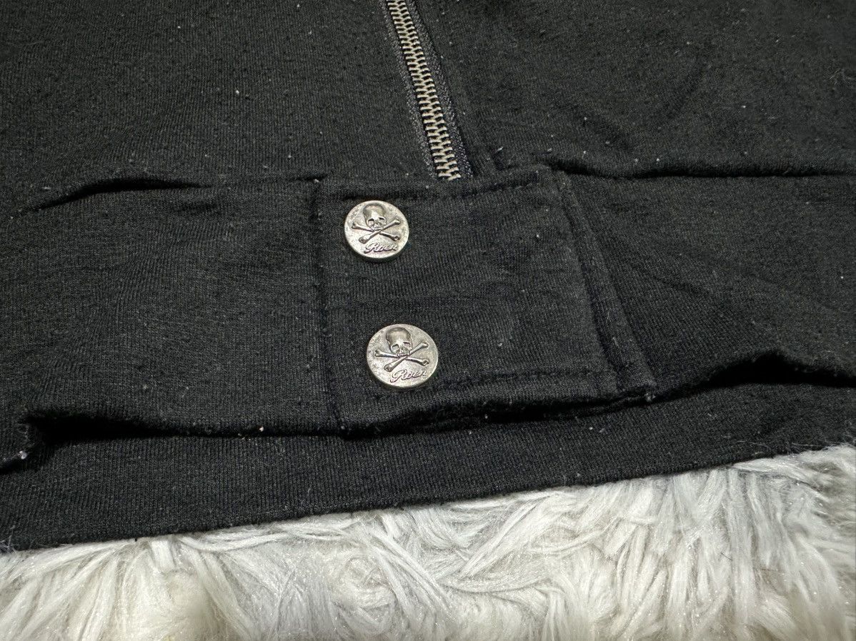 Roen 🔥Y2K Archived Roen Skull Hoodie Love And Peace ☠️ Size US S / EU 44-46 / 1 - 6 Thumbnail