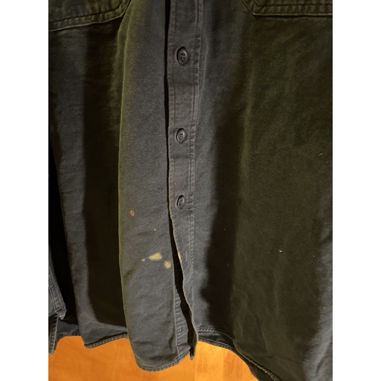 Vintage VINTAGE L.L. BEAN Men's Heavyweight Blue Flannel Button-Down Shirt Long Sleeve XL Casual Winter Fall Spring Size US XL / EU 56 / 4 - 3 Thumbnail