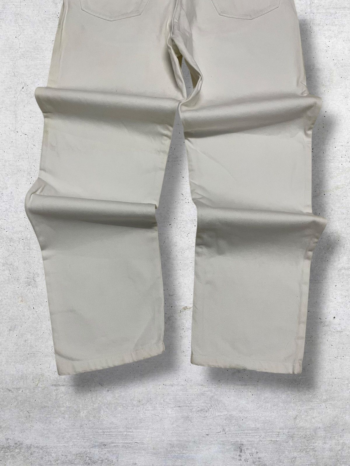 Celine VINTAGE CELIN PARIS DESIGNER 90S CLEAN WHITE BAGGY DENIM Size US 28 / EU 44 - 11 Thumbnail