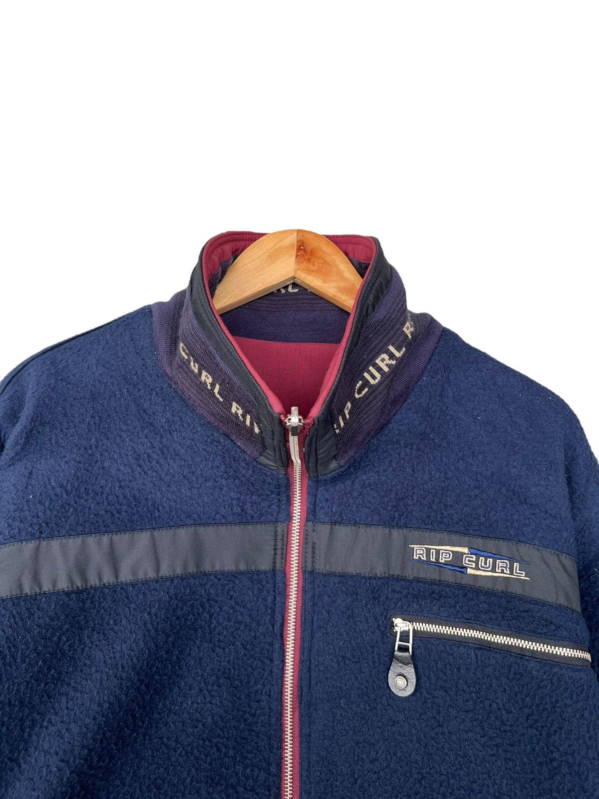 Ripcurl Rare🔥 Vintage 90s Ripcurl Embroidered Logo Reversible Jacket Size US XL / EU 56 / 4 - 9 Thumbnail