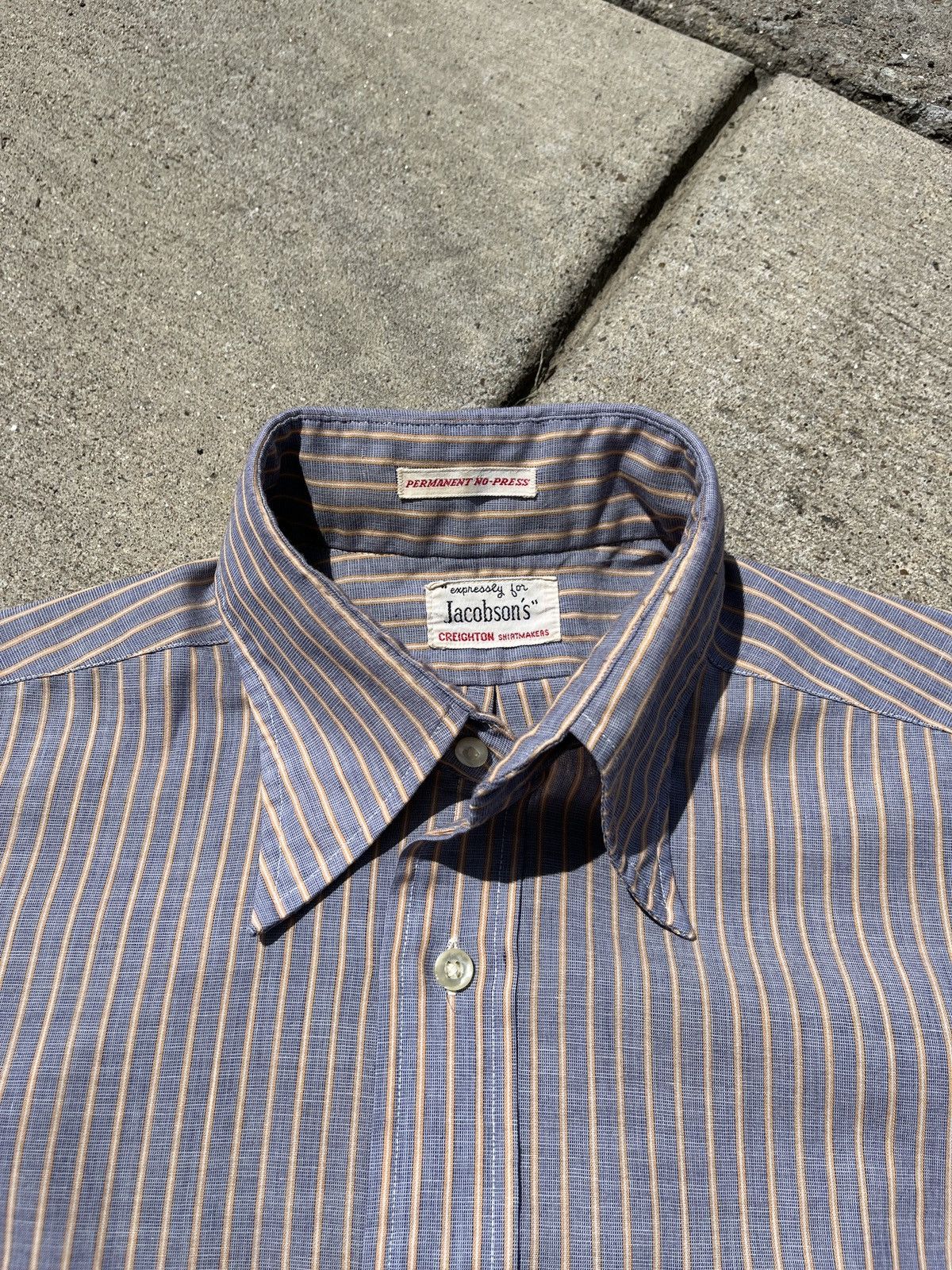 Vintage Vintage 1950s Creighton Button Up Shirt (unisex) Size US S / EU 44-46 / 1 - 5 Thumbnail