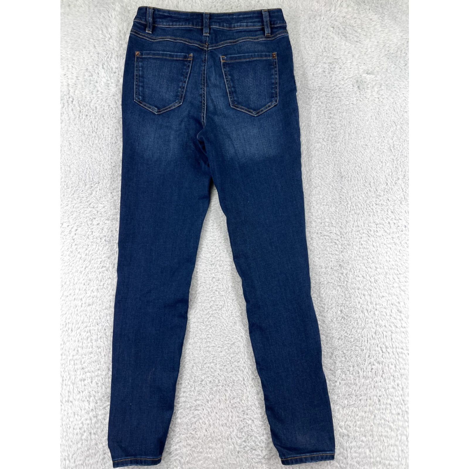 Vintage INC International Concepts Jeans Womens 6 Blue Denim High Rise Skinny Cotton Size 28" / US 6 / IT 42 - 2 Thumbnail