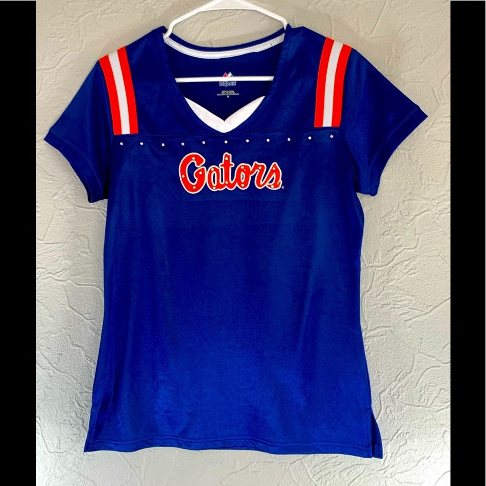 Majestic MAJESTIC LICENSED FLORIDA GATORS WOMENS FOOTBALL JERSEY TOP Size M / US 6-8 / IT 42-44 - 1 Thumbnail