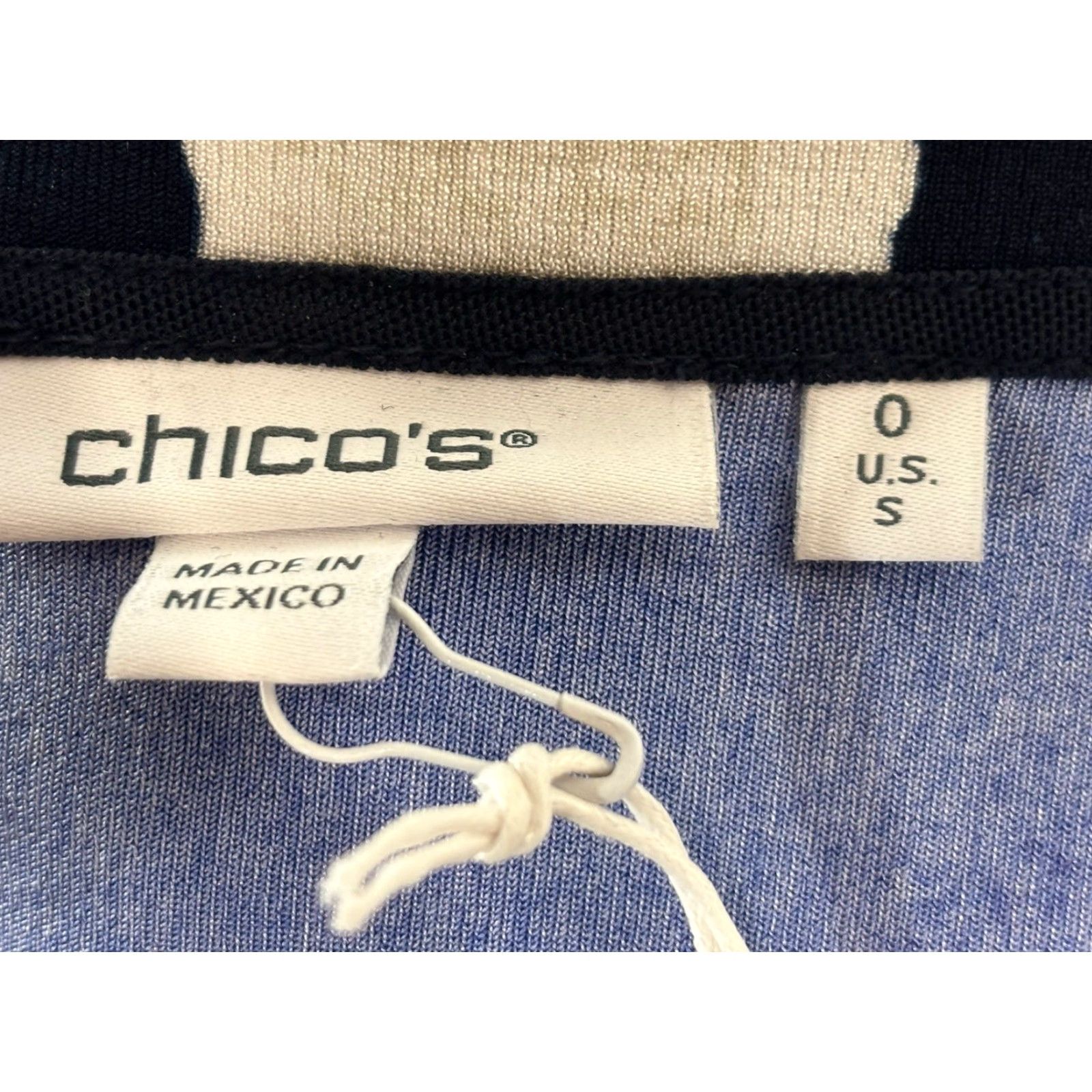 Vintage Chicos Travelers Slinky Top Shirt Women's Small Abstract Purple Casual Travel Size S / US 4 / IT 40 - 5 Thumbnail