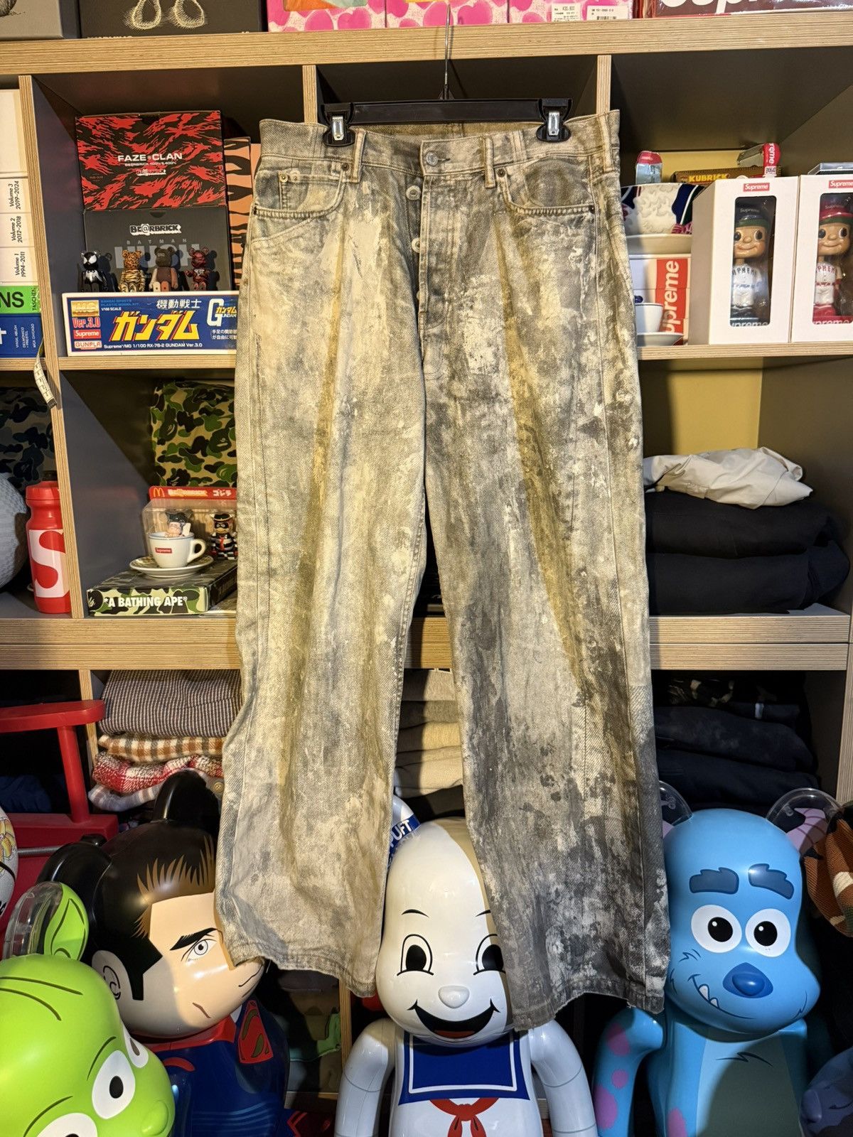 Acne Studios Acne Studios 1981M Cold Wash Grey Denim Size US 33 - 1 Thumbnail