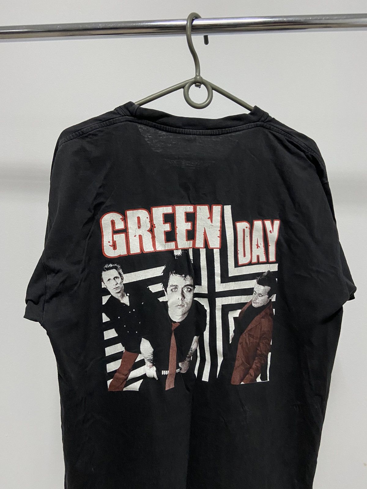 Green Day Vintage Big Logo T Shirt Rock American Idiot 2005