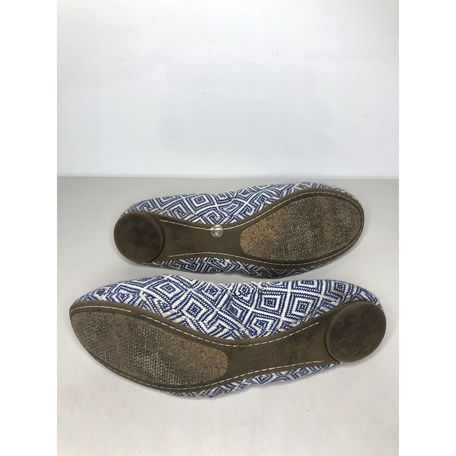 Lucky Brand Lucky Brand Erin Blue Aztec Southwest Print Ballet Flats Sho Size US 8.5 / IT 38.5 - 12 Thumbnail