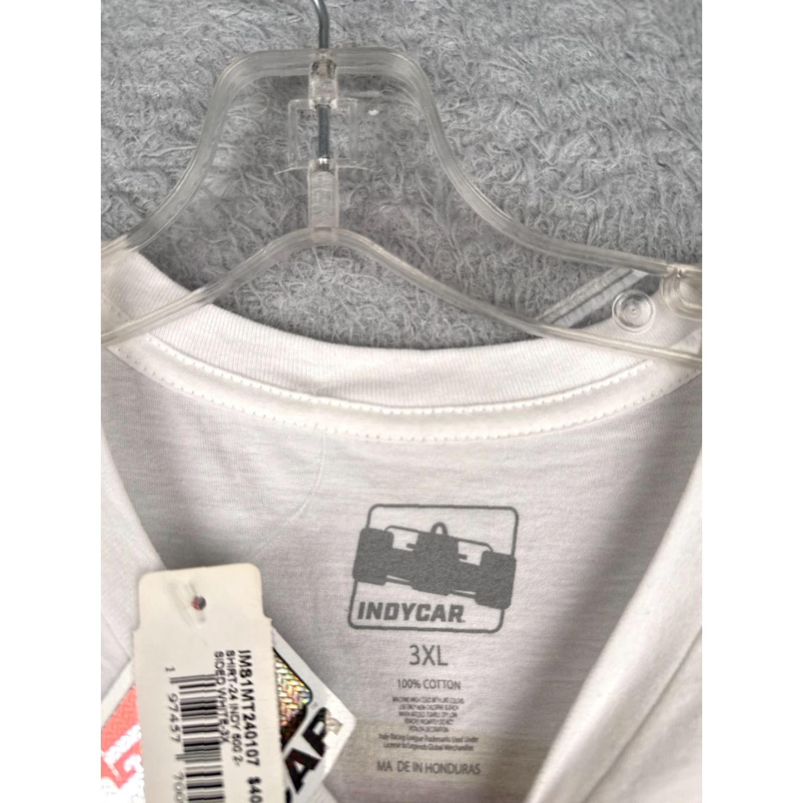 Vintage 2024 Indy 500 Shirt Adult 3XL White Short Sleeve Crew Neck IMS Indycar NEW Size US XXL / EU 58 / 5 - 7 Thumbnail