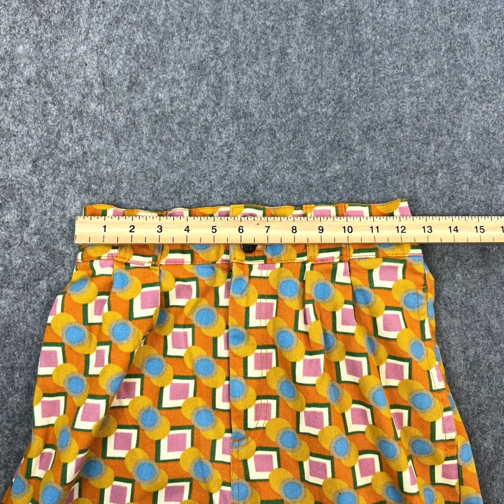 Vintage Lucy & Yak Jeans Womens Cropped 25 UK 6 High Waist Addison Organic Cotton BODHI Denim Yellow Tapered Classic 5-Pocket Womens Jeans Size 28" / US 6 / IT 42 - 7 Thumbnail