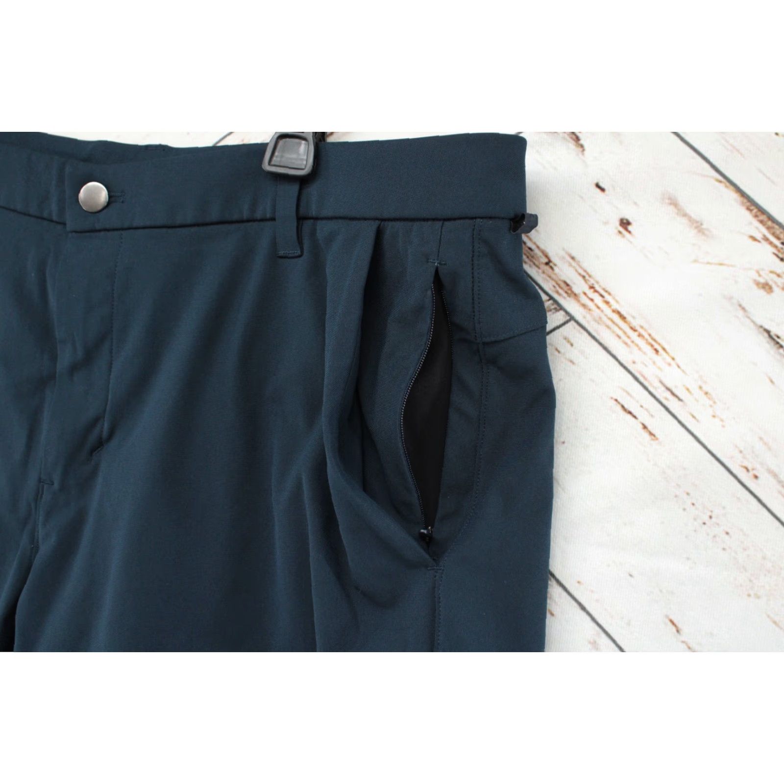 Lululemon Lululemon Warpstreme Commission Shorts Men 36 Blue Slim Zip Pocket Athleisure Size US 36 / EU 52 - 3 Thumbnail
