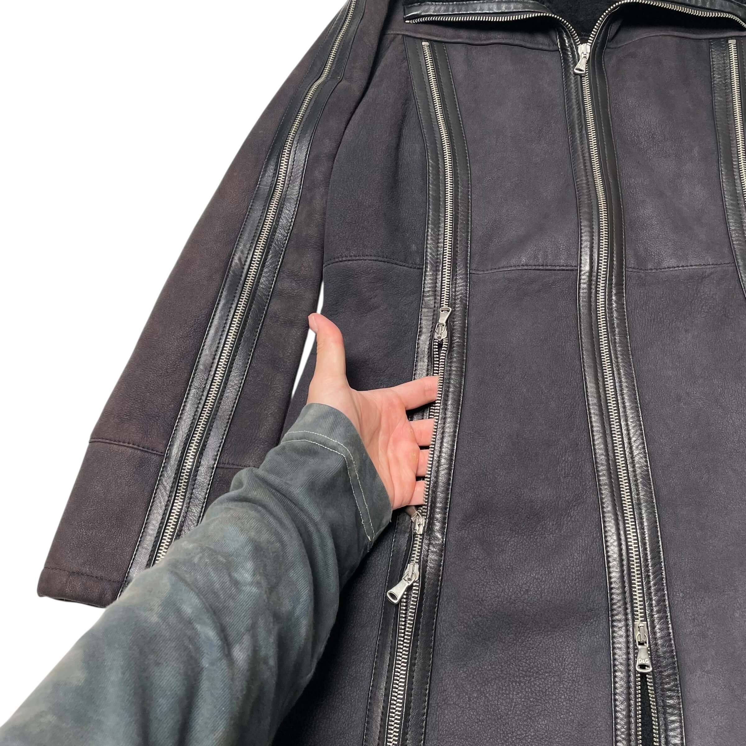 Dolce & Gabbana Dolce&gabbana 8 zipper long mouton coat Size M / US 6-8 / IT 42-44 - 5 Thumbnail