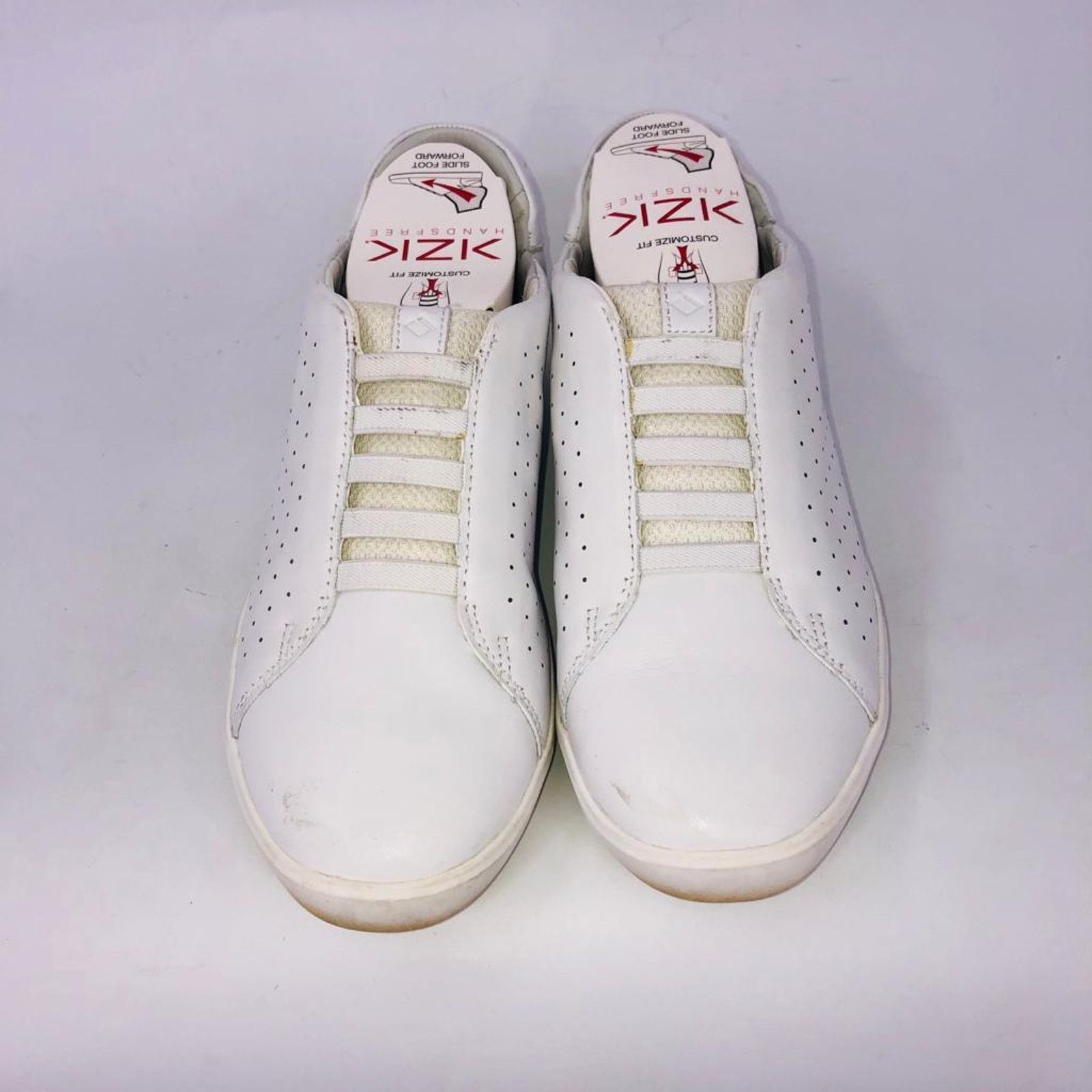 Kiriko Made KIZIK WOMEN MIAMI HANDS-FREE DURABLE WHITE SNEAKER SIZE 8B Size US 8 / IT 38 - 2 Thumbnail