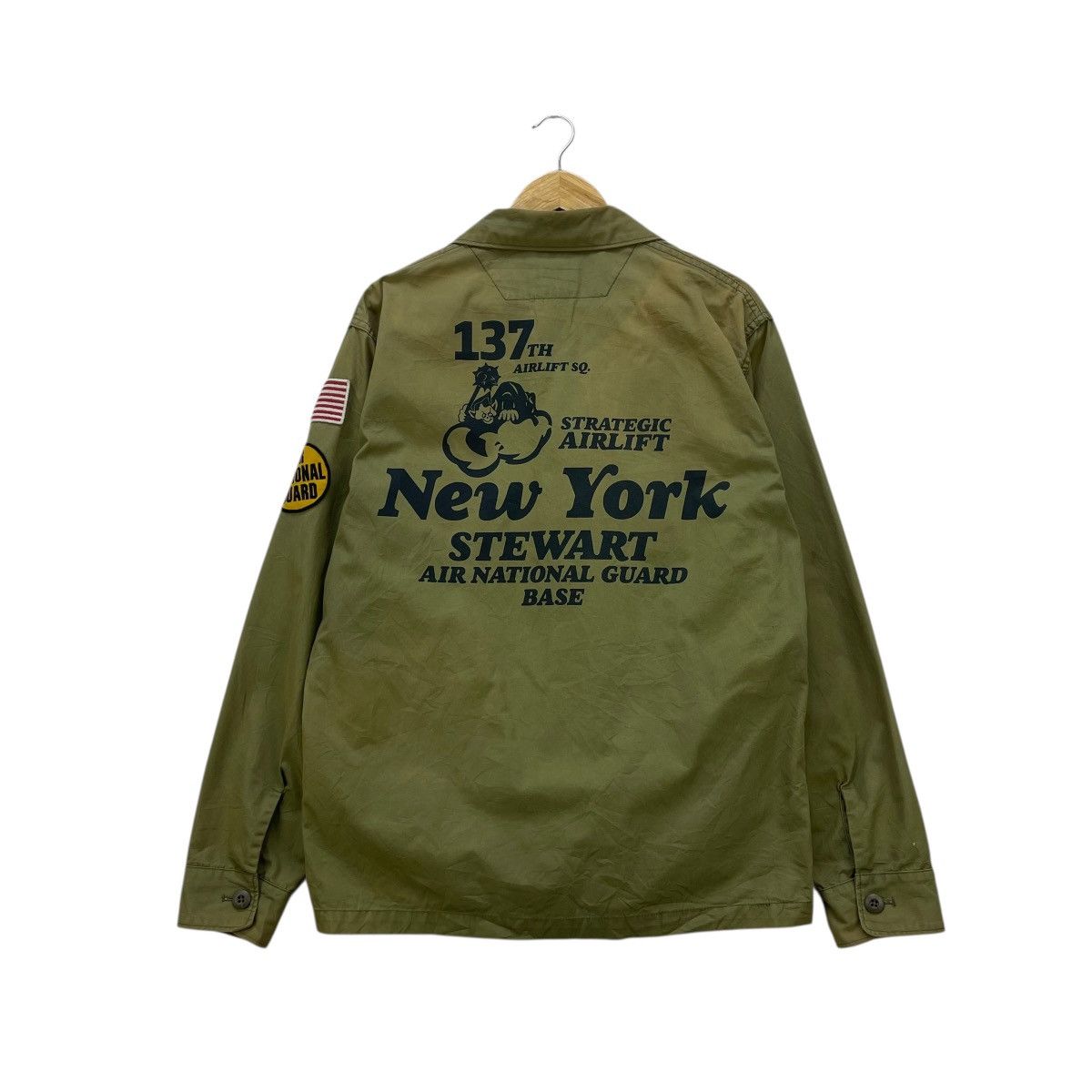 Avirex 🔥Vintage Sunfaded Avirex Us army Shirt Jacket Size US M / EU 48-50 / 2 - 3 Thumbnail