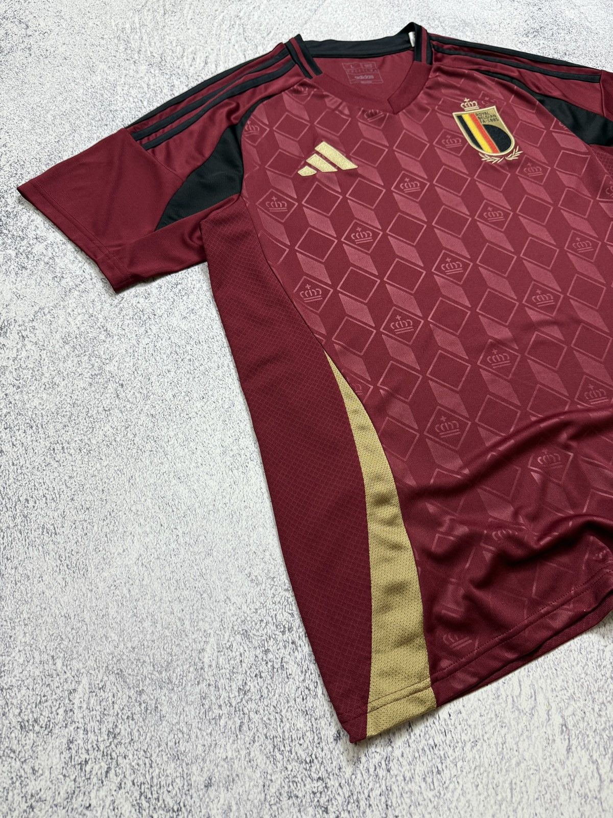 Adidas Adidas Belgium Home Soccer Jersey Euro 2024 Football Shirt Size US L / EU 52-54 / 3 - 3 Thumbnail