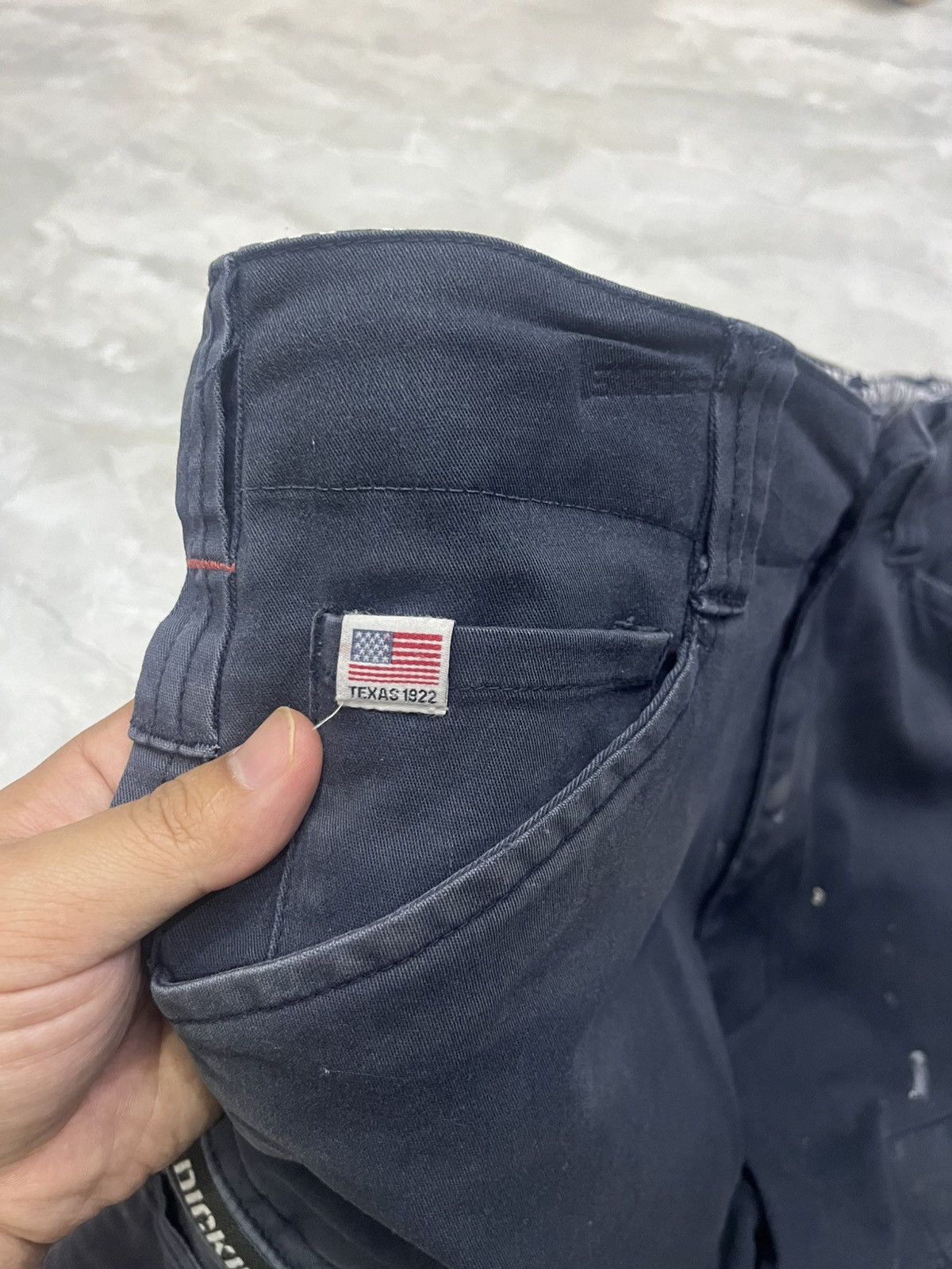 Dickies Dickies Texas USA Slim Fit Work Pants Navy Size US 32 / EU 48 - 6 Thumbnail