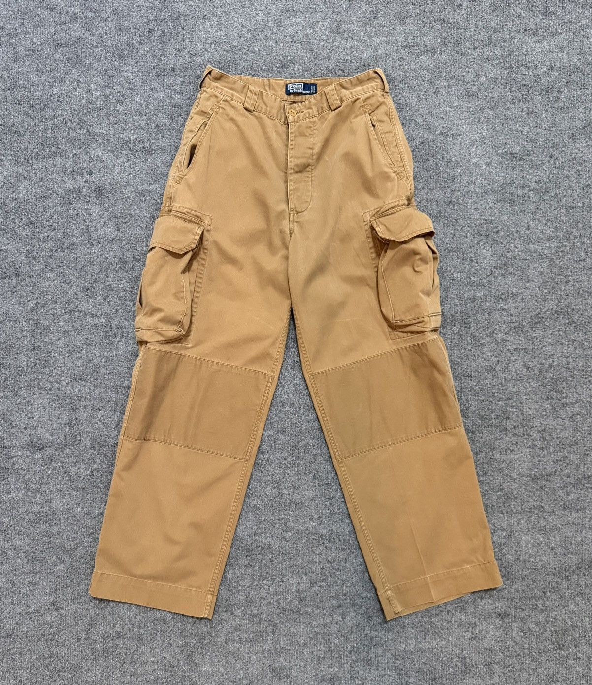 Polo Ralph Lauren Vintage Polo Ralph Lauren Cargo Pants Tan 31x32 Size US 31 - 1 Thumbnail