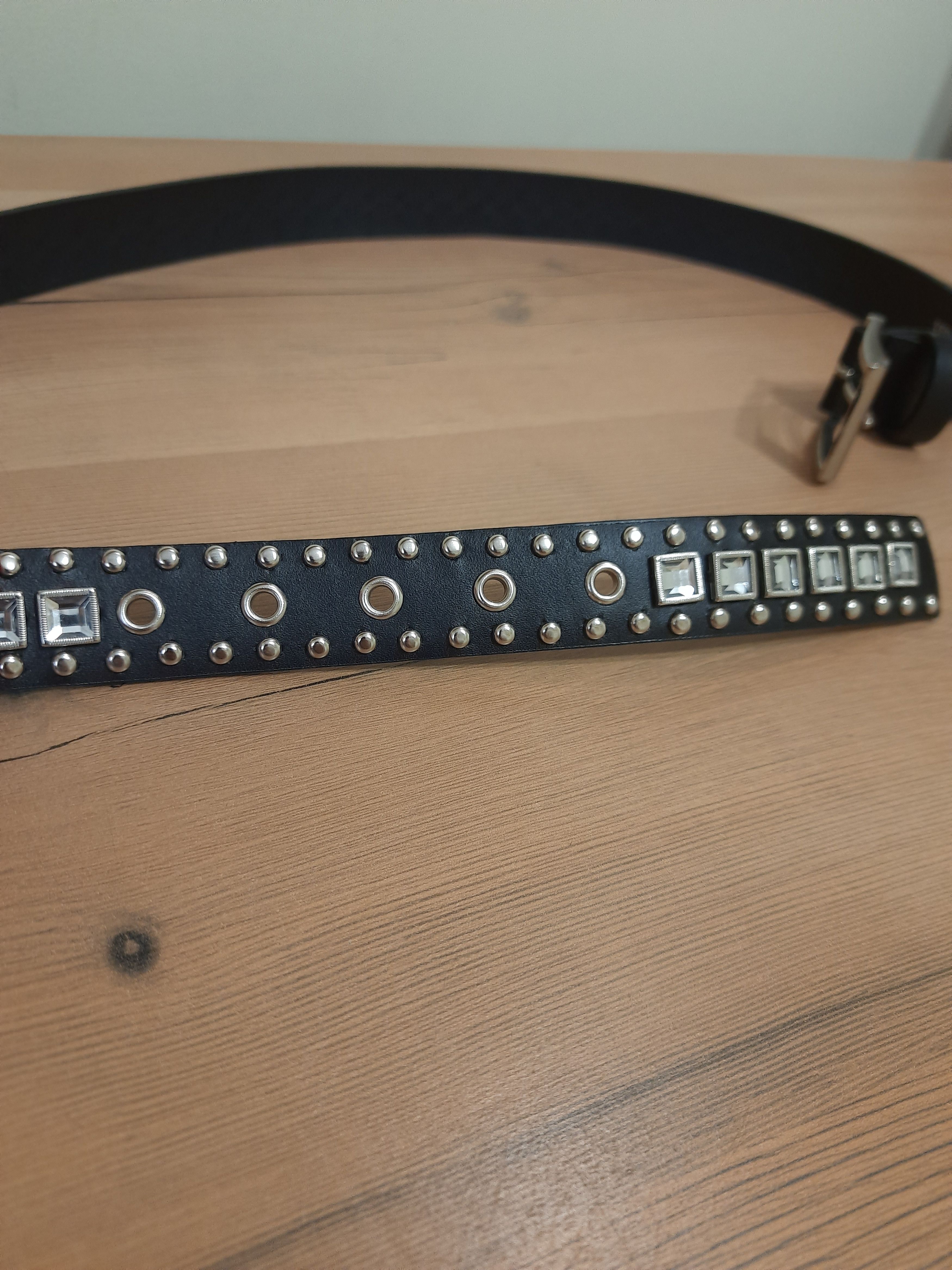 Vera Pelle Vera Pelle Y2k Leather Belt with Studs Straps Size ONE SIZE - 7 Thumbnail