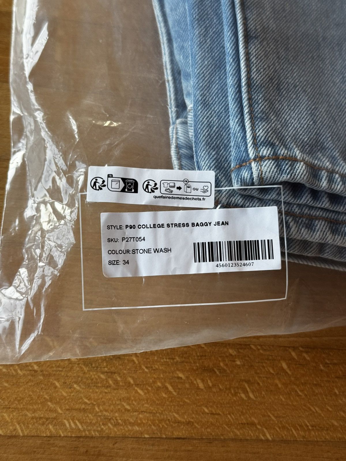 Palace P90 College Stress Distressed Jeans Size US 34 / EU 50 - 8 Thumbnail