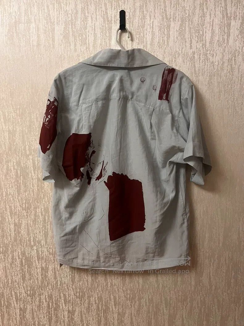 Enfants Riches Deprimes Enfants Riches Deprimes Portrait Silk Short Sleeve Shirt Size US M / EU 48-50 / 2 - 2 Thumbnail