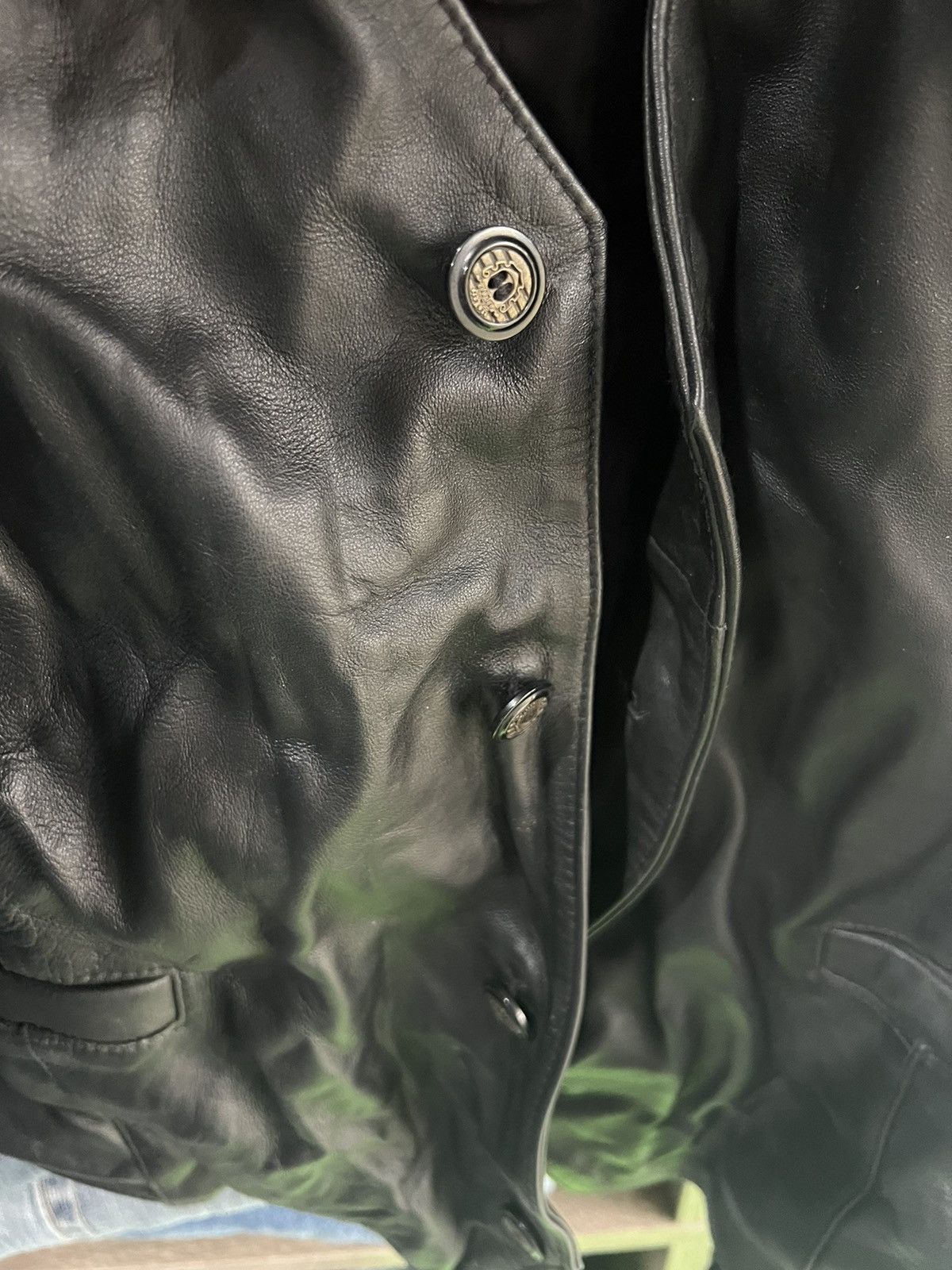 Johnbull 🔥Vintage Black Johnbull Leather Vest Size US M / EU 48-50 / 2 - 13 Thumbnail