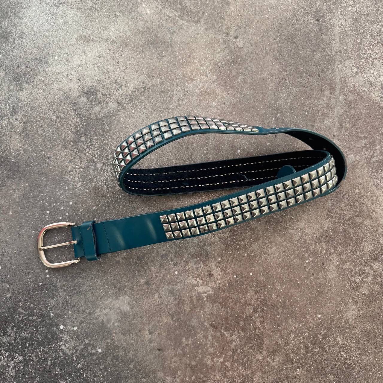 If Six Was Nine × Japanese Brand × Vintage Amazing Y2K Vintage 3 Raw Pyramid Belt Size ONE SIZE - 4 Thumbnail