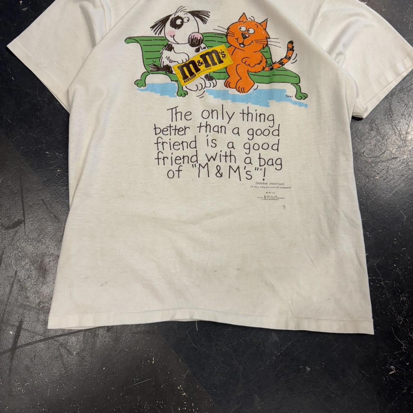 Vintage Vintage 1988 M&M Promo Tee Size US M / EU 48-50 / 2 - 3 Thumbnail