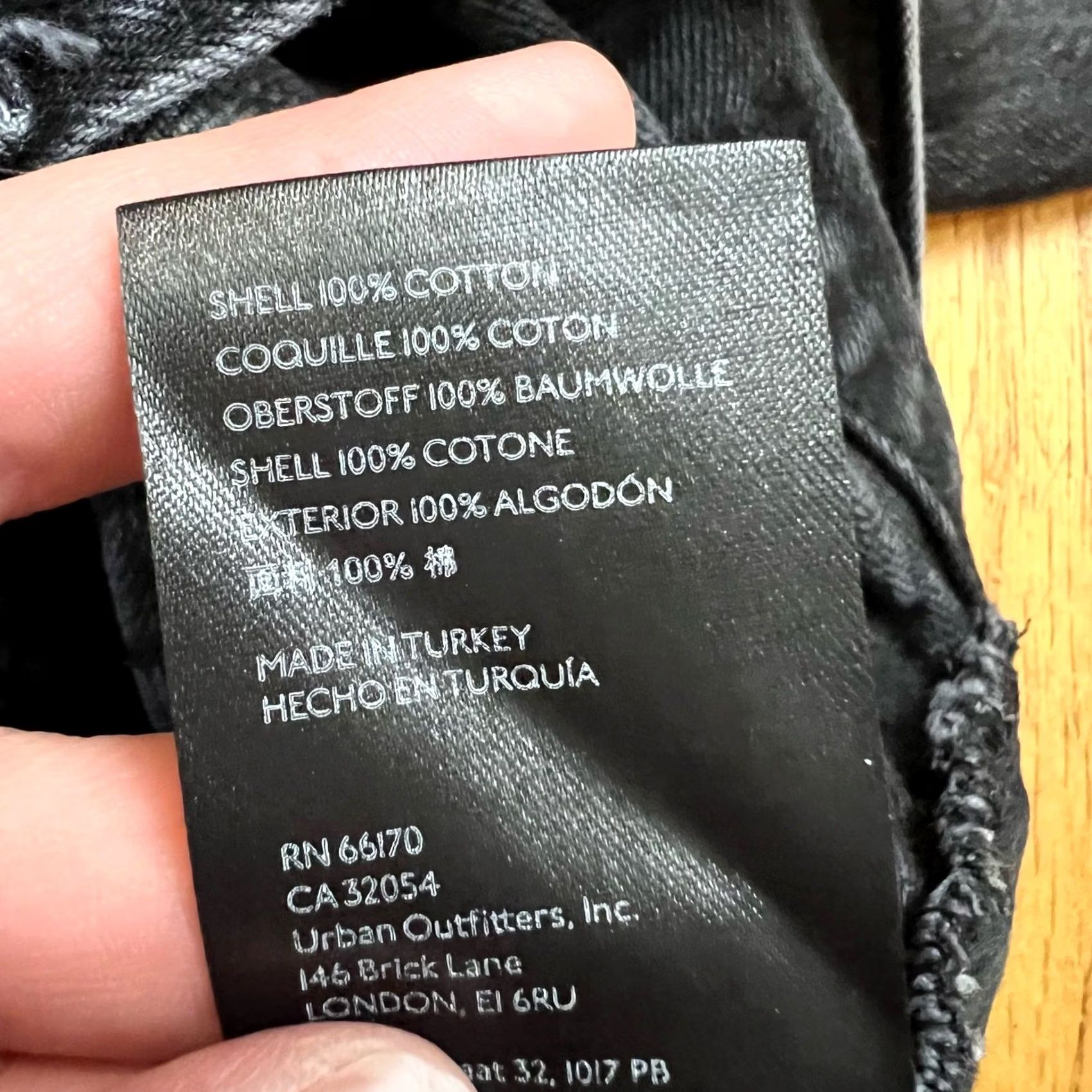 Bdg BDG Urban Outfitters Jeans Womens 29 High Rise Baggy Wide Black Distressed Wide-Leg Pants Womens 29 Regular Black Distressed BDG Jeans Size 29" - 6 Thumbnail