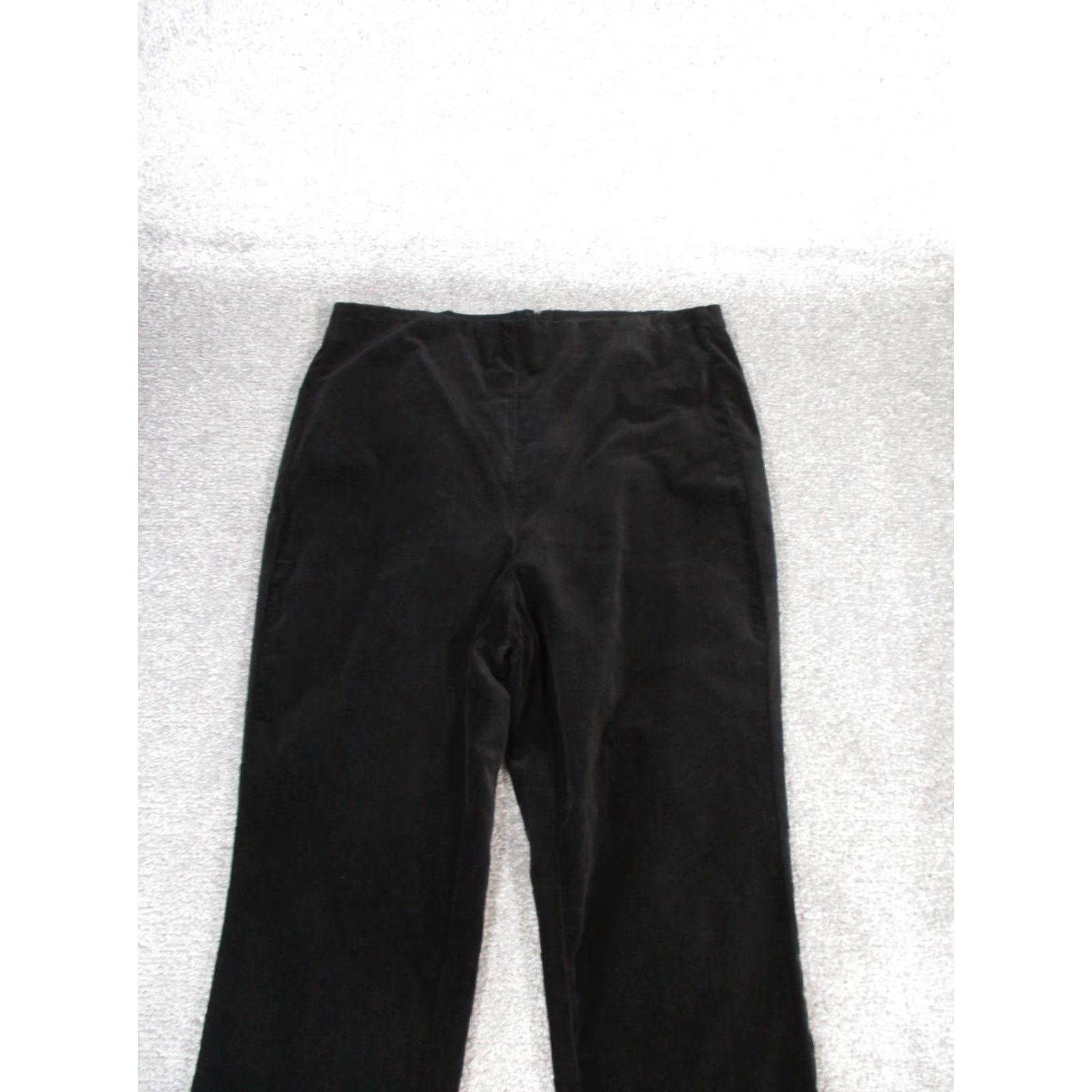Rag & Bone rag & bone Pants Womens 10 Black Velvet Slim Fit Tapered Ankle Size 32" / US 10 / IT 46 - 4 Thumbnail