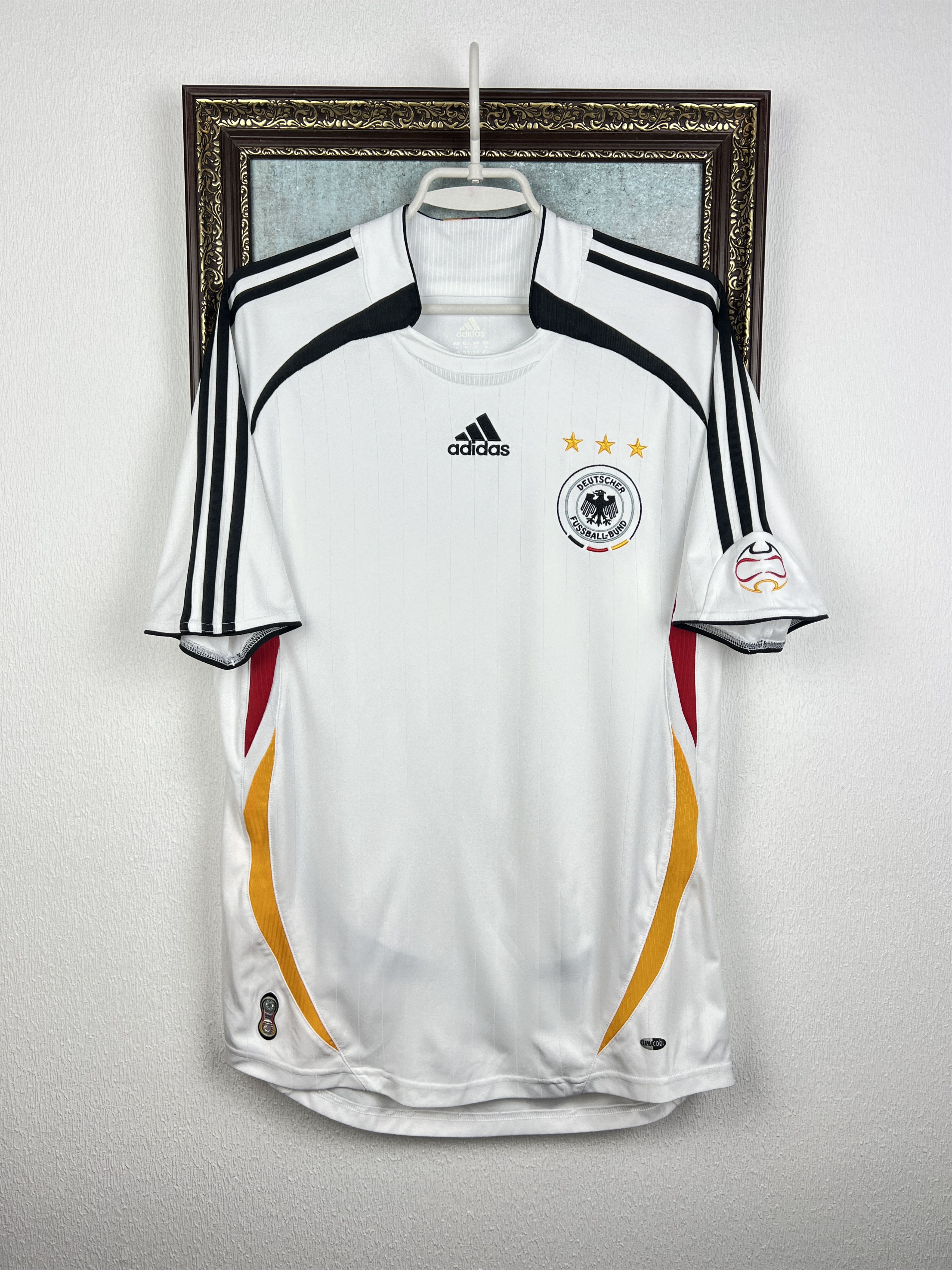 Adidas Germany Home football shirt 2005 Soccer Jersey Trikot Rare Size US M / EU 48-50 / 2 - 1 Thumbnail