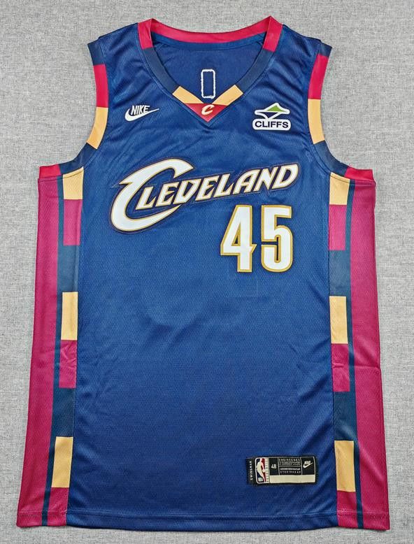 NBA Cleveland Cavaliers 45 Donovan Mitchell Jersey Size US XL / EU 56 / 4 - 2 Thumbnail