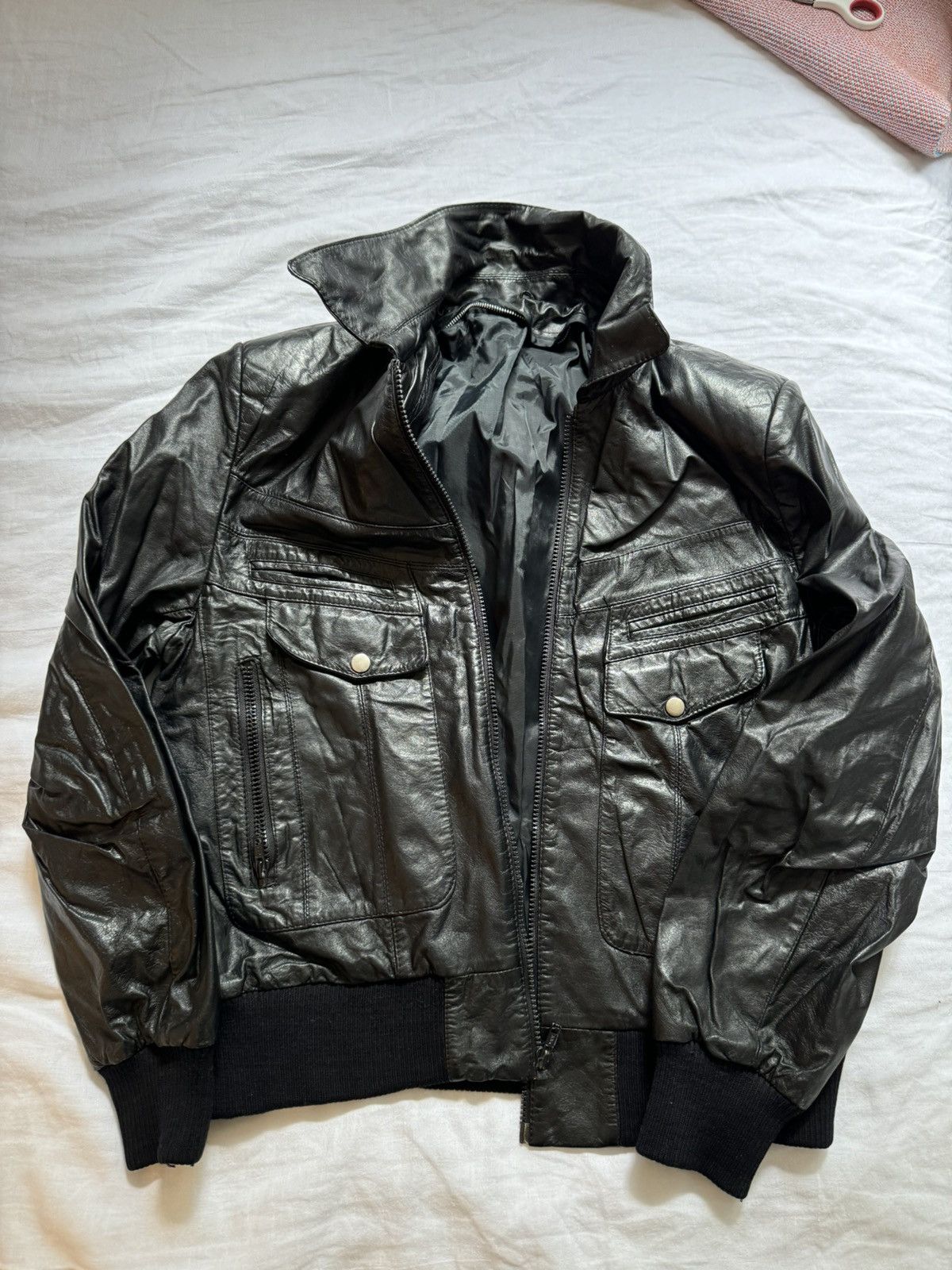 Vintage Vintage Leather Jacket Size US XS / EU 42 / 0 - 10 Thumbnail
